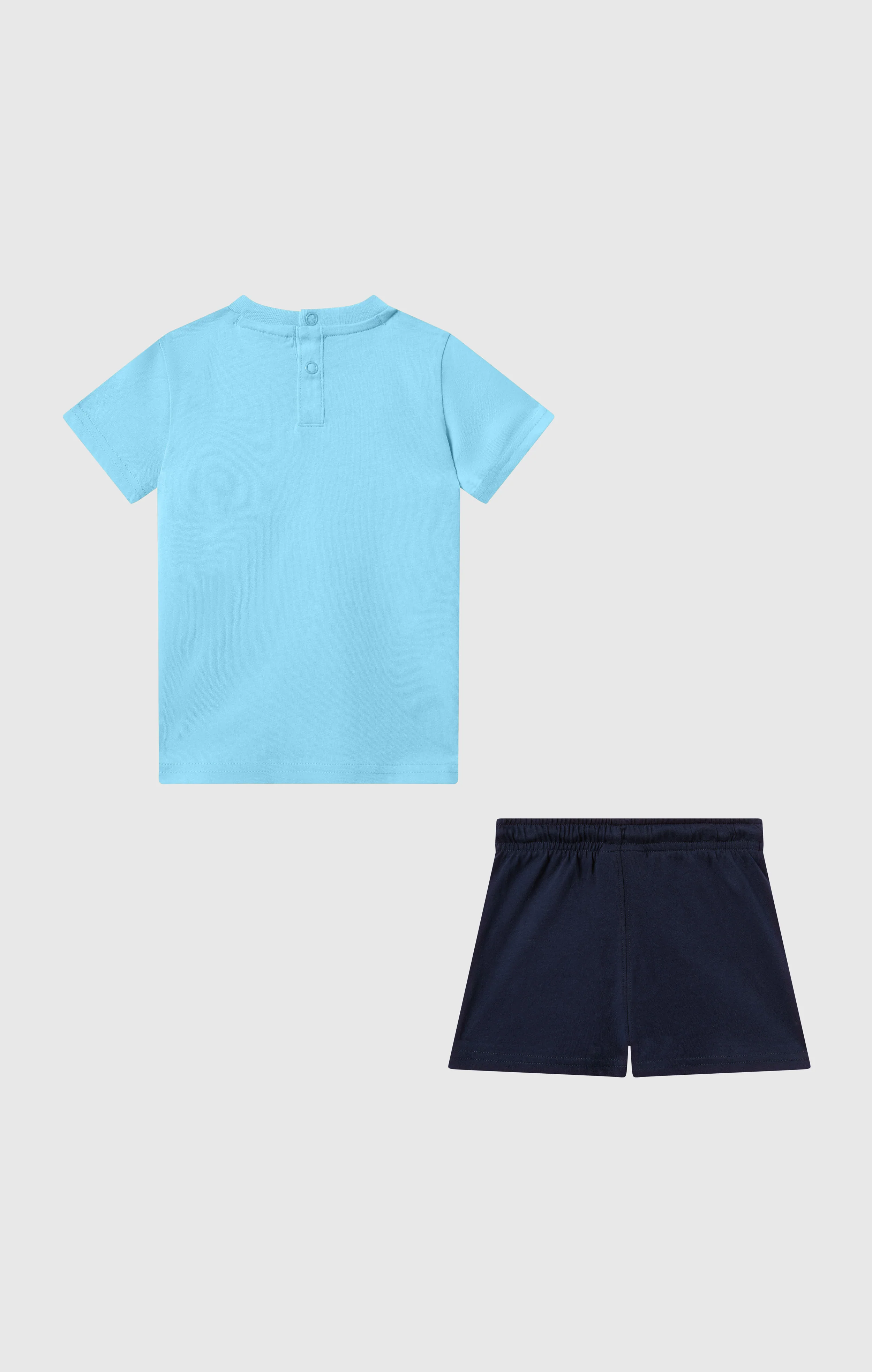 Baby Cotton T-Shirt and Shorts Set - Image 2