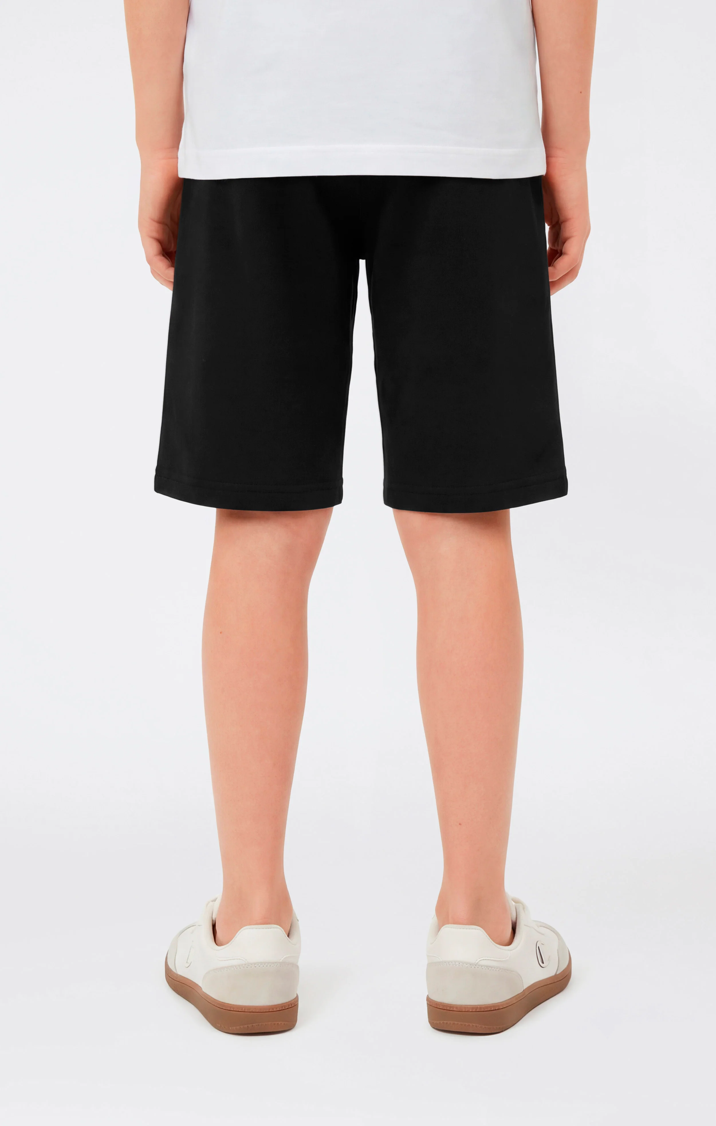 Boys’ Bermuda Shorts with Embroidered Maxi Logo Icons - Image 3