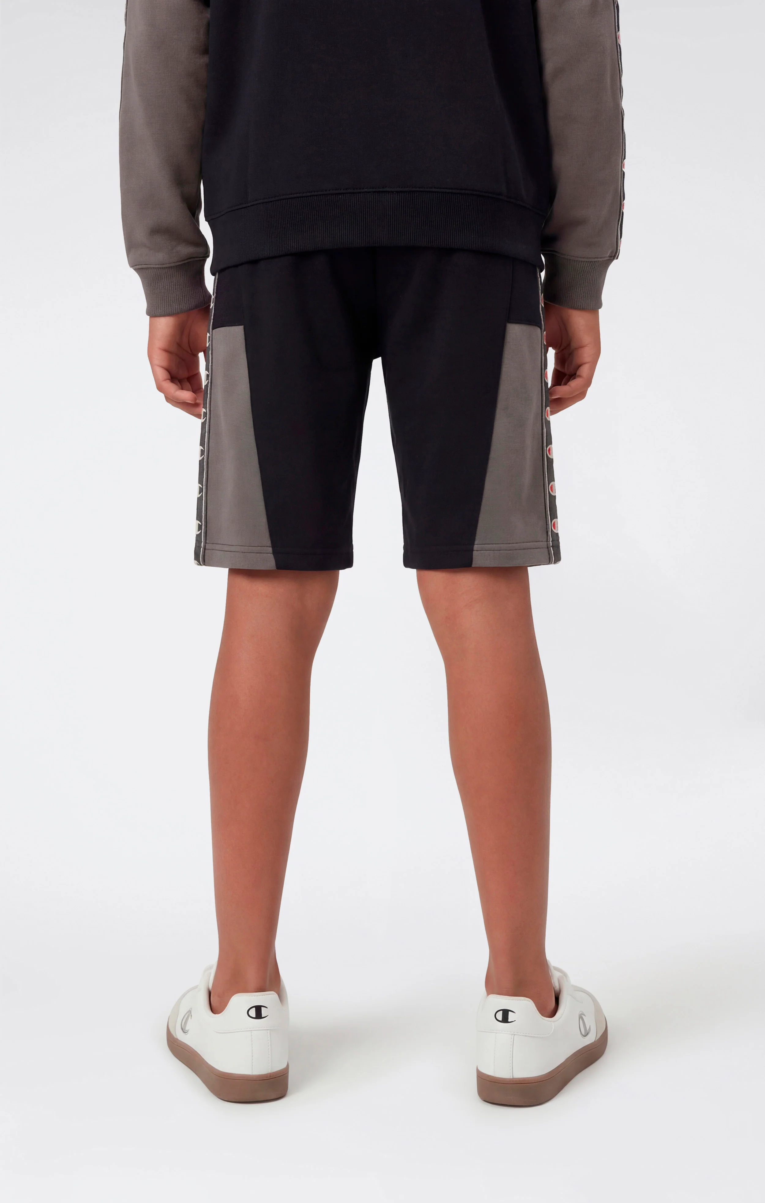 Boys’ Bermuda Shorts with Tape Logo - Image 3