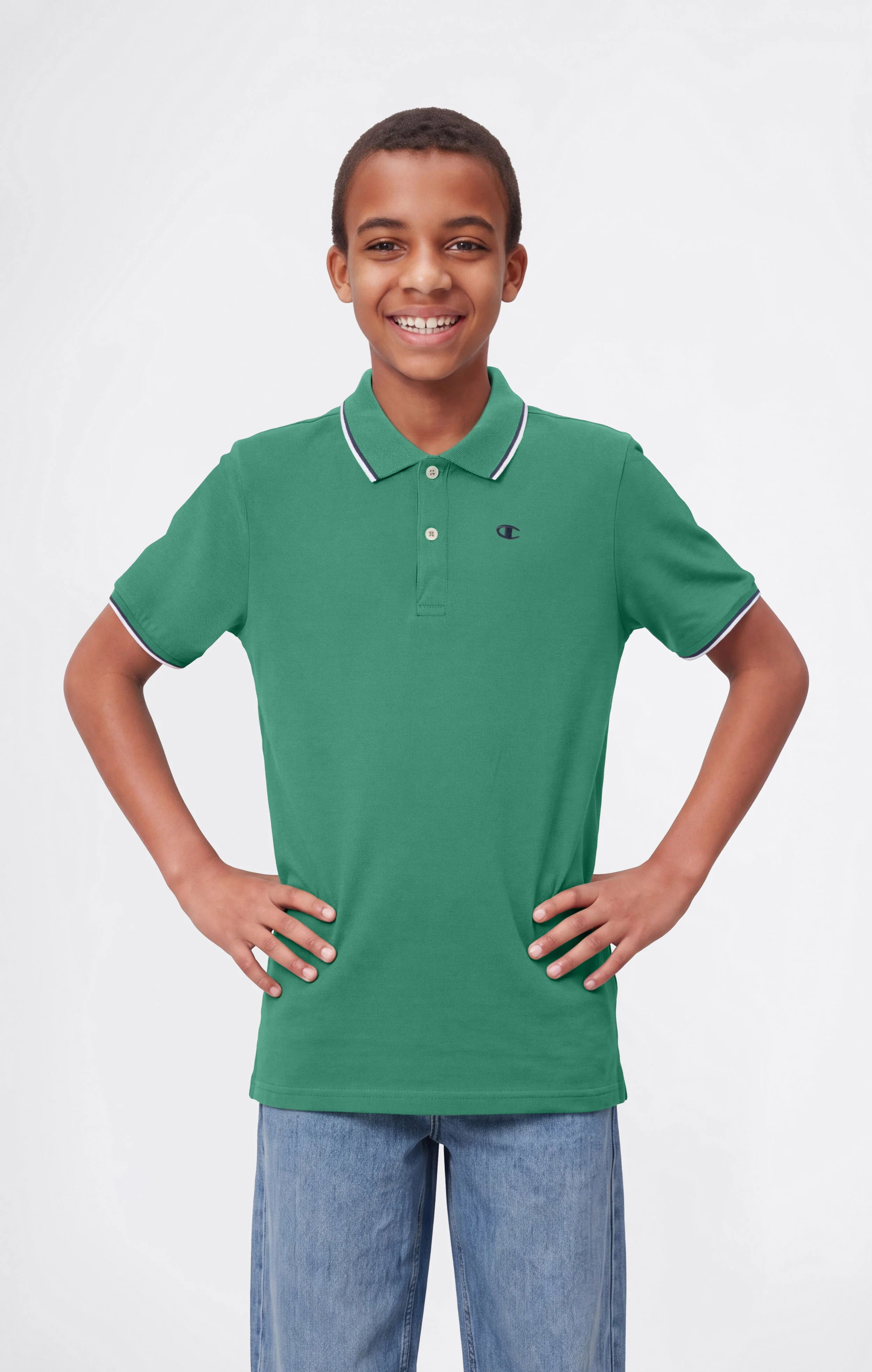 Boys’ Cotton Piqué Polo