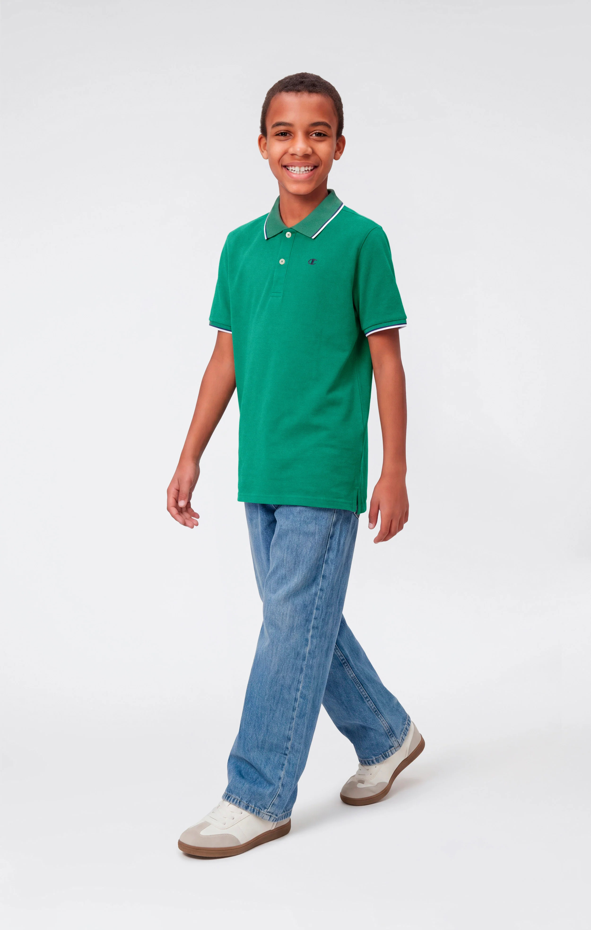 Boys’ Cotton Piqué Polo - Image 2
