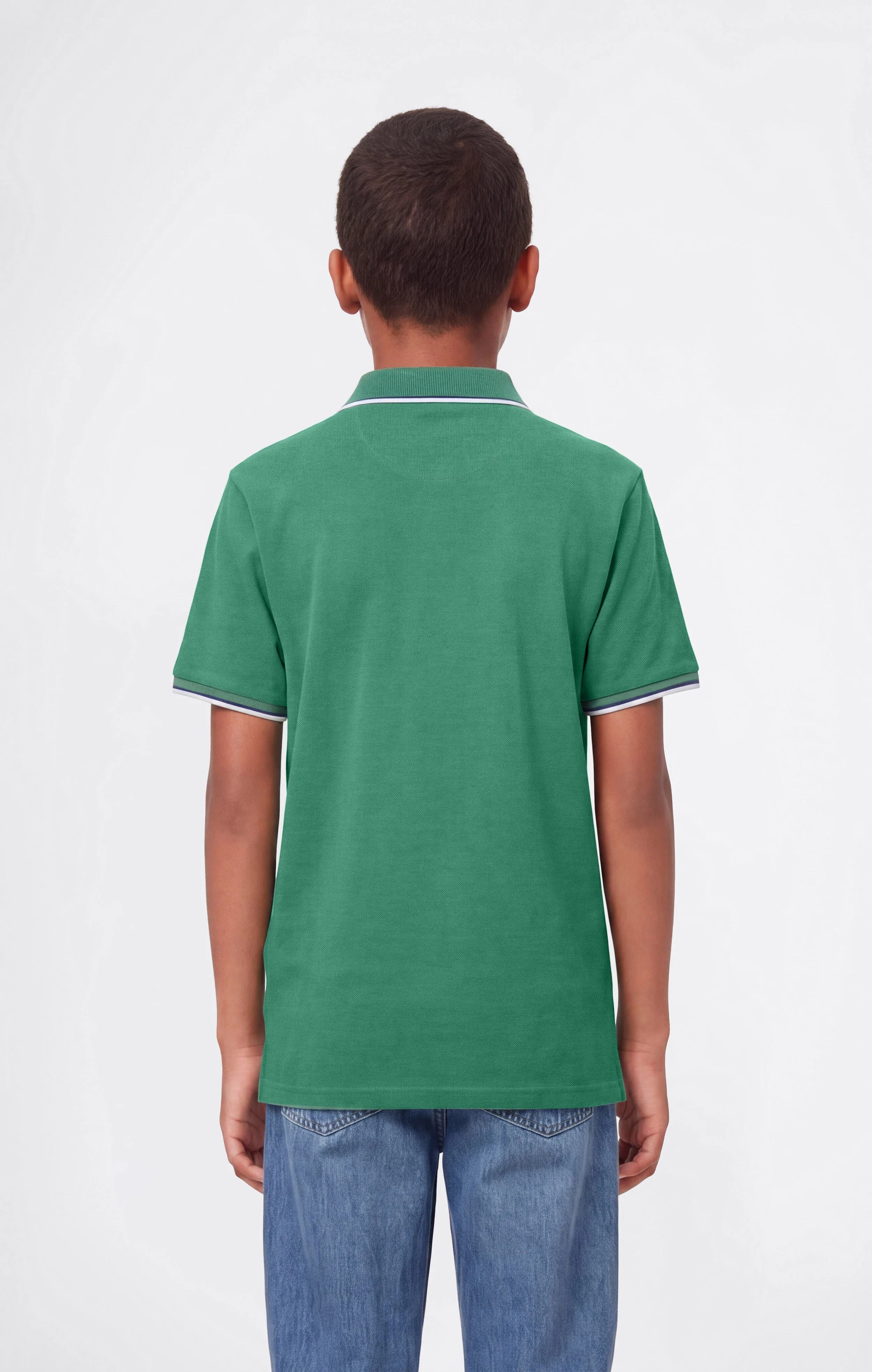 Boys’ Cotton Piqué Polo - Image 3