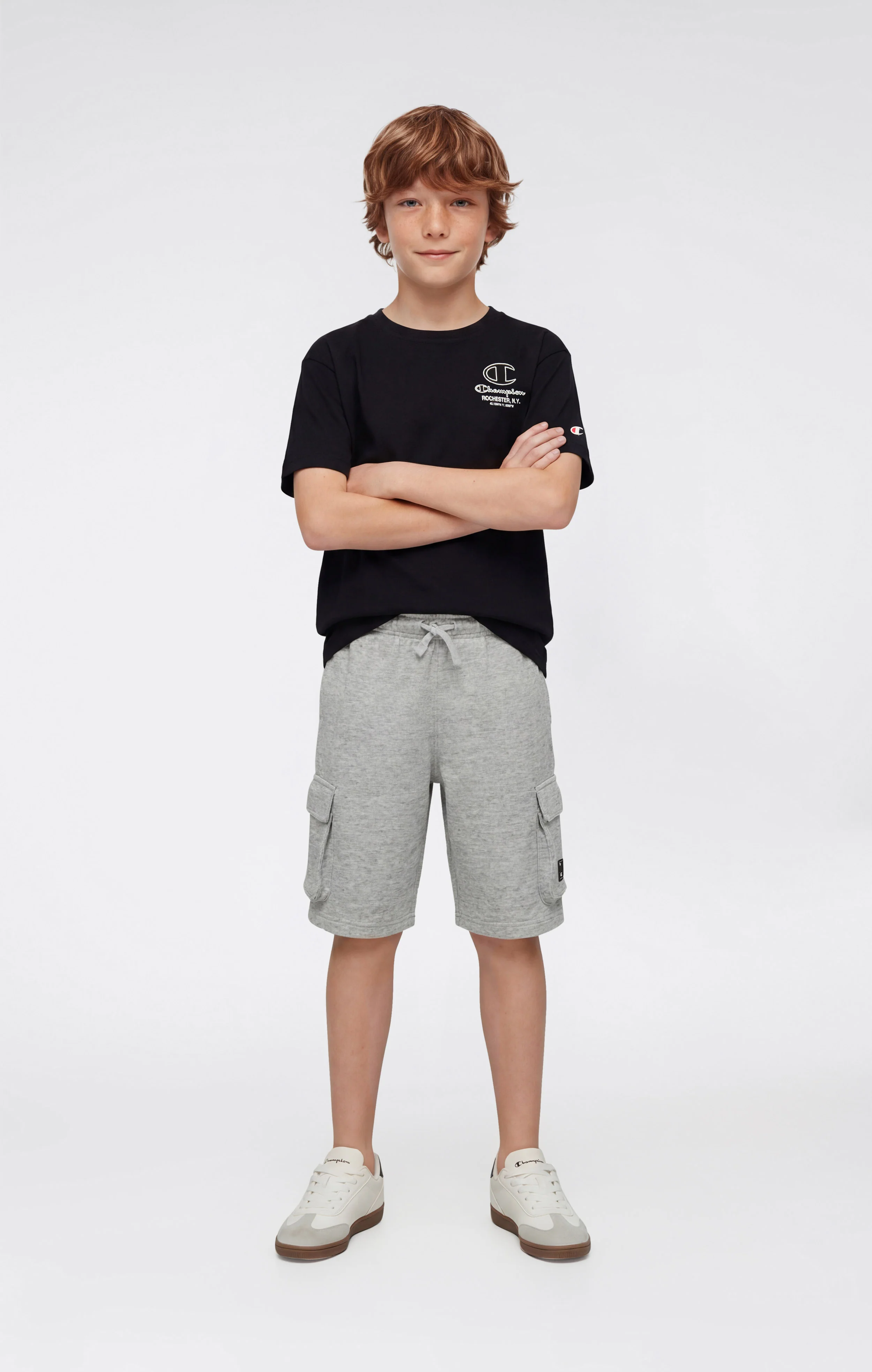 Boys’ Crewneck T-shirt with Puff Print - Image 2