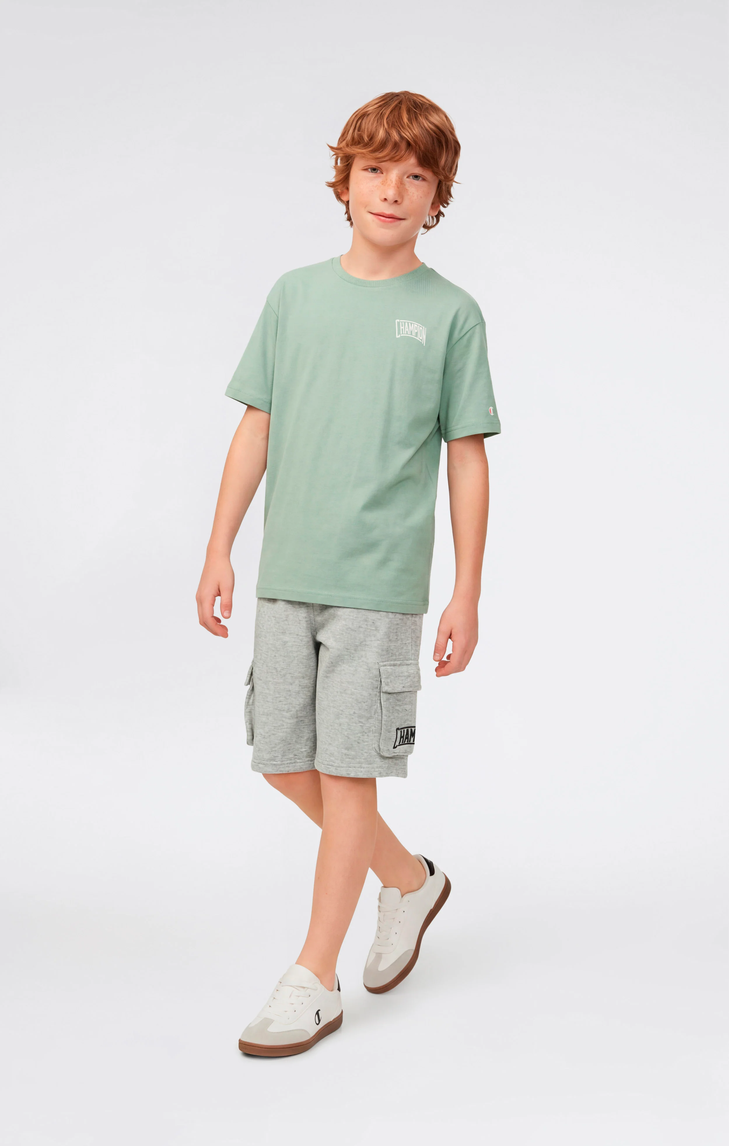 Boys’ Crewneck T-shirt with Puff Print - Image 2