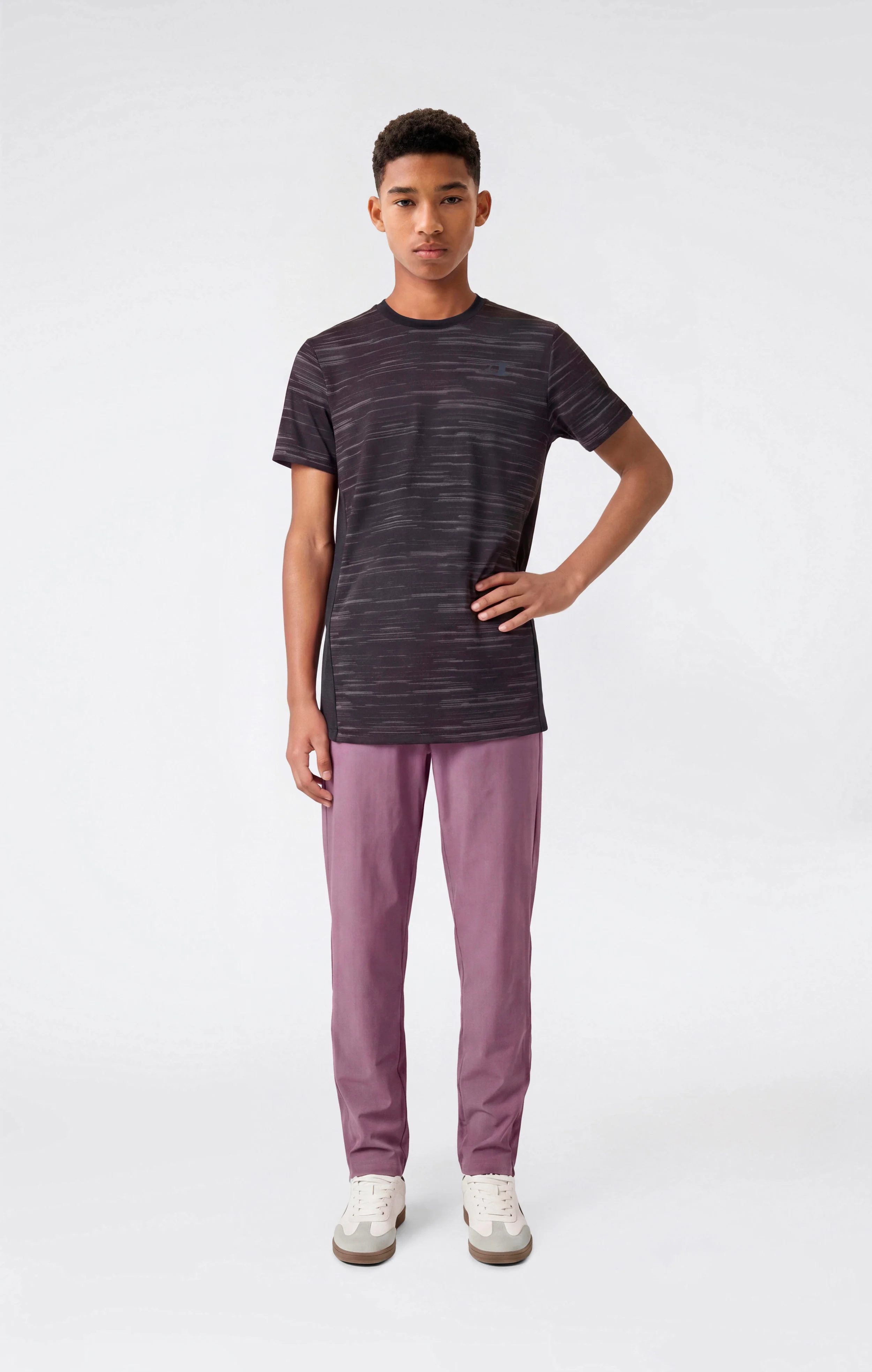 Boys’ Elastic Cuff Pants in Stretch Nylon - Image 2