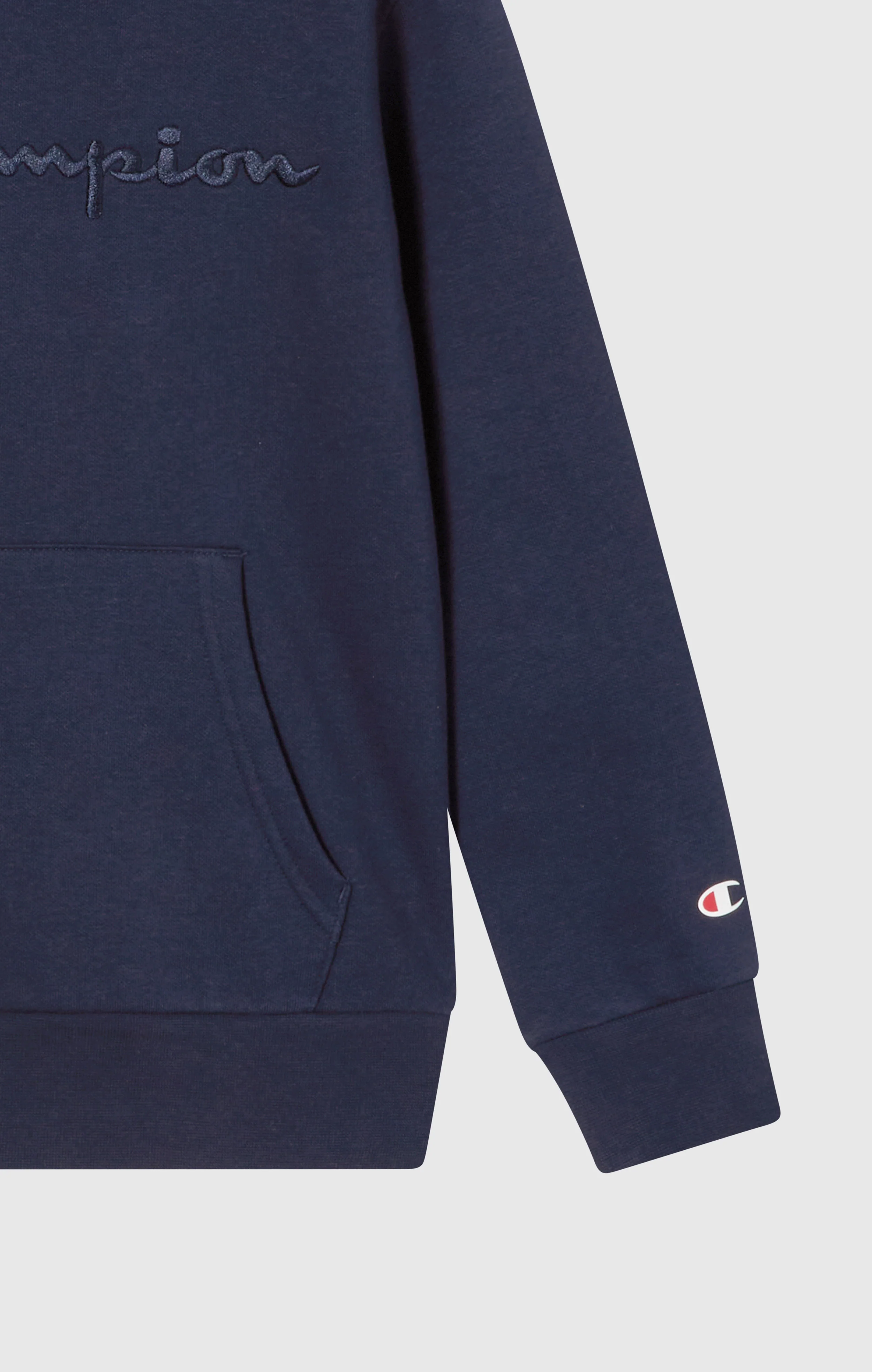Boys’ Fleece Hoodie with Big Embroidered Logo Icons - Image 5