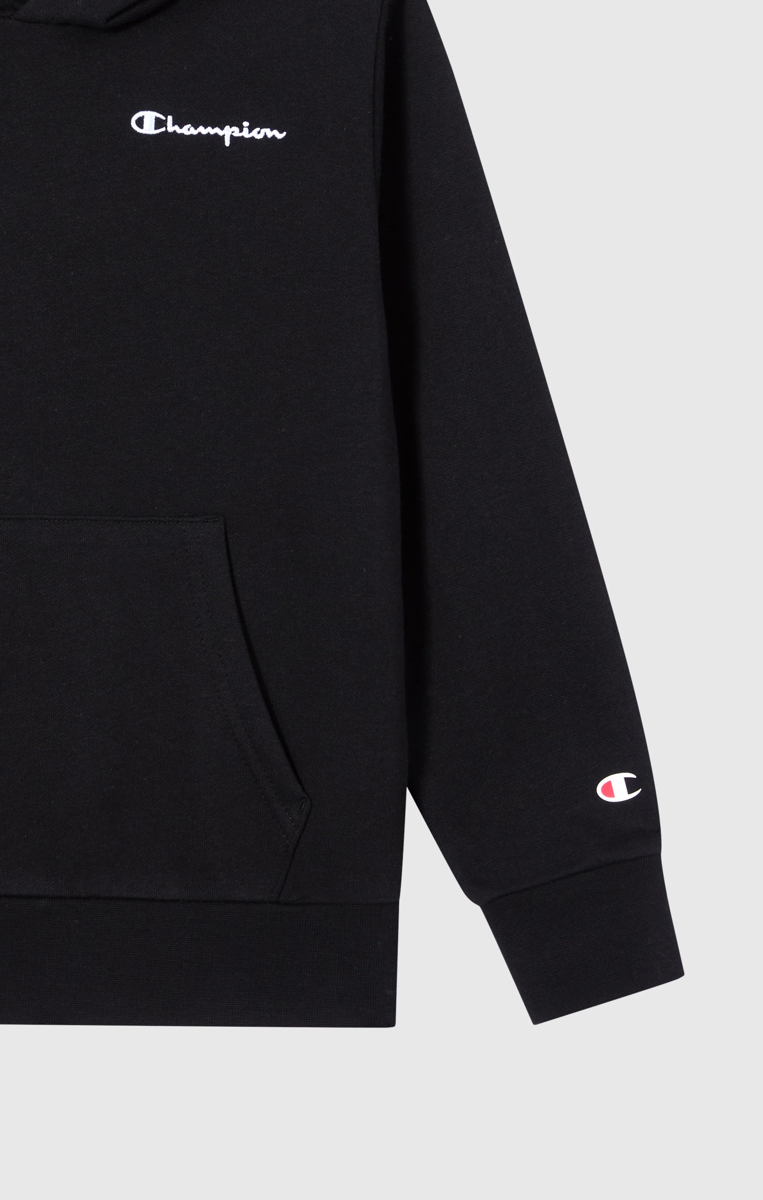 Boys’ Fleece Hoodie with Small Embroidered Logo Icons - Image 5