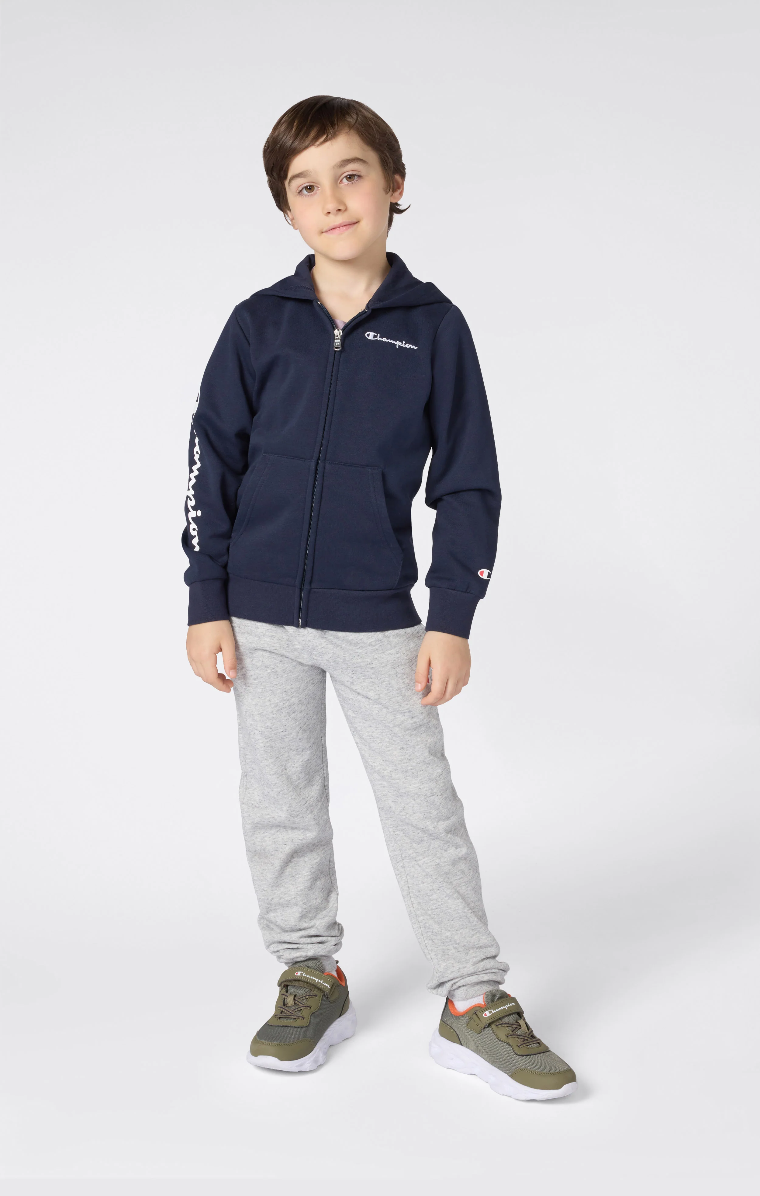 Boys’ Full Zip Fleece Hoodie Icons - Image 2