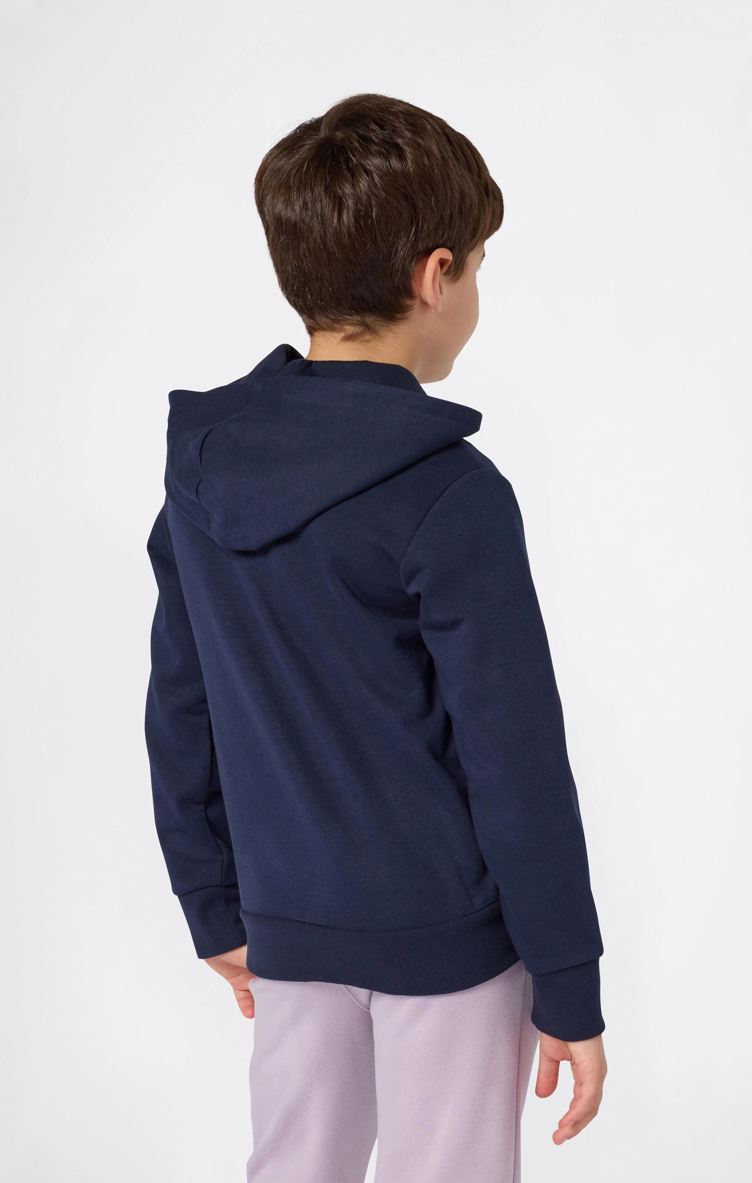 Boys' Full Zip Hoodie with Maxi Logo - Image 2