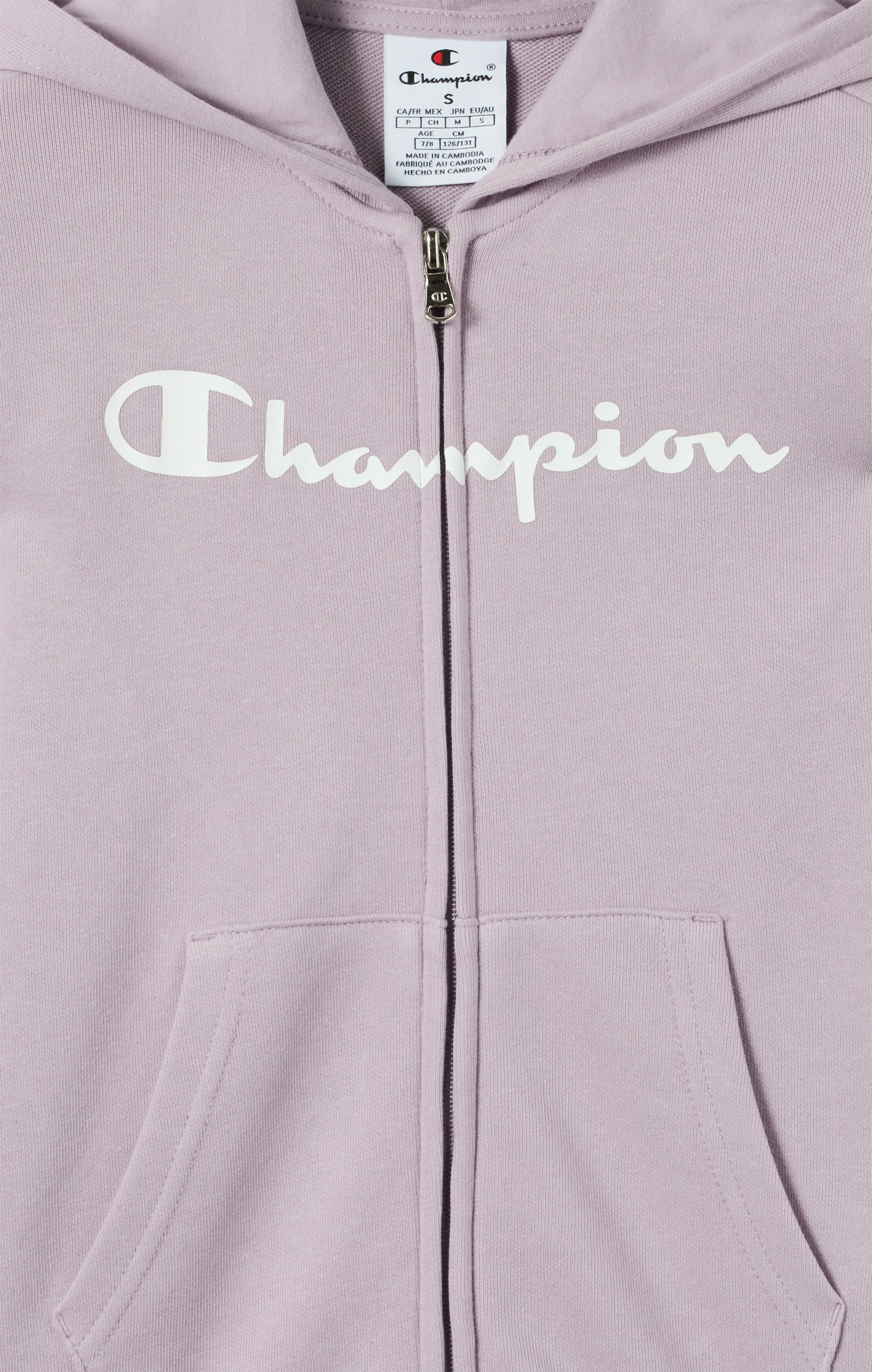 Boys' Full Zip Hoodie with Maxi Logo - Image 3
