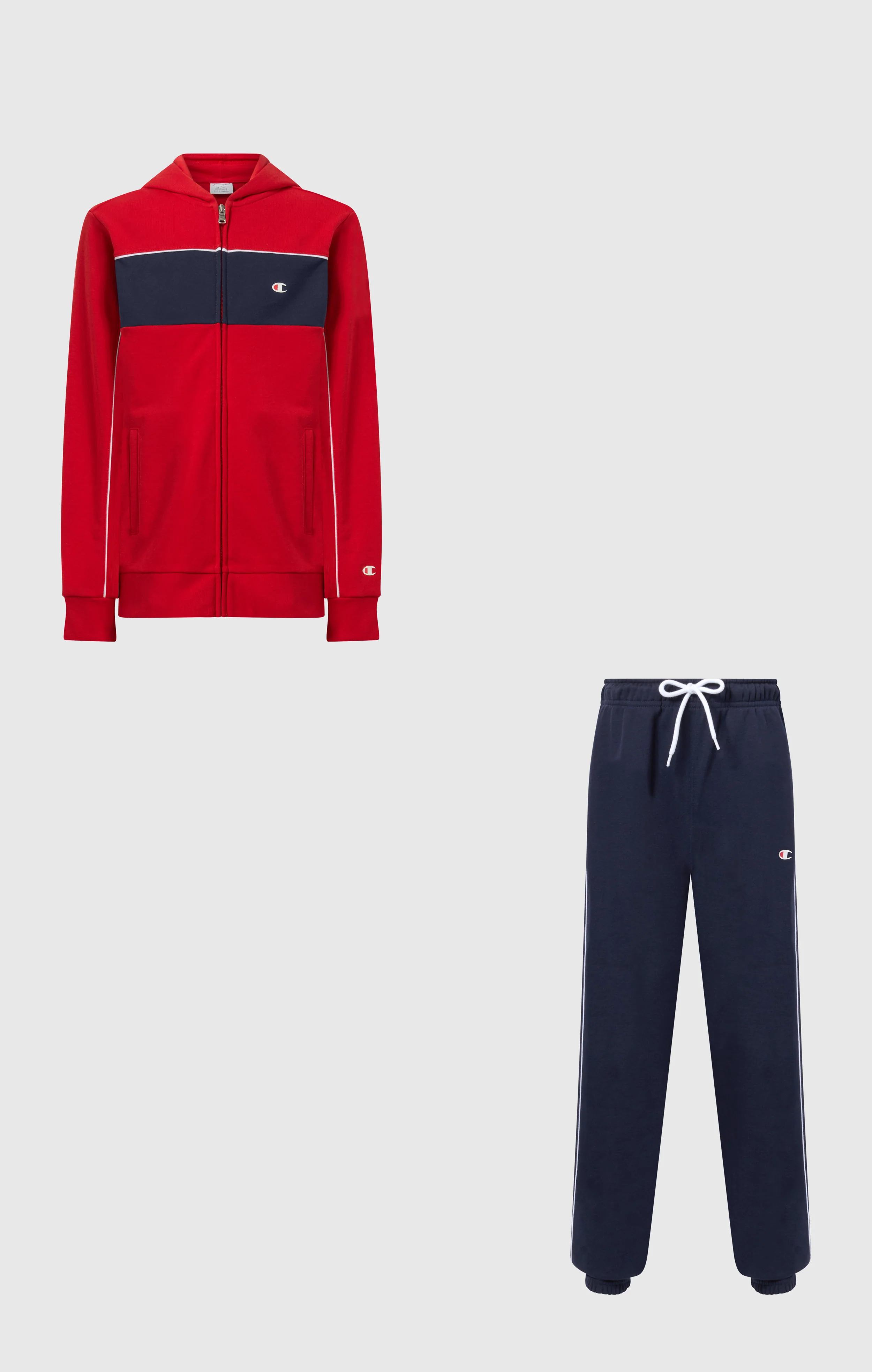 Boys’ Hooded Full Zip Sweatshirt and Pants Tracksuit - Image 4