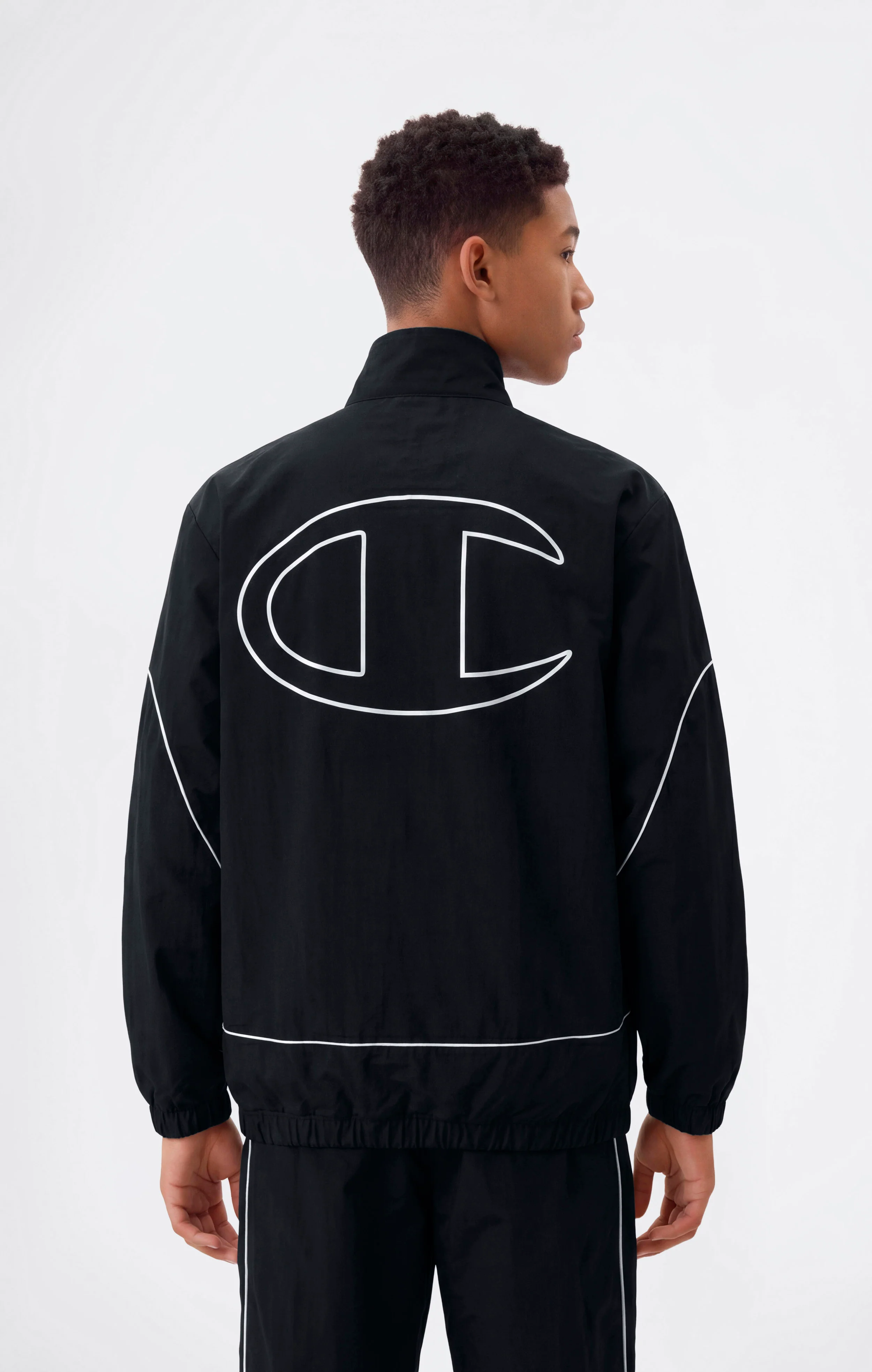 Boys’ Hooded Full Zip Top In Lightweight Nylon - Image 3