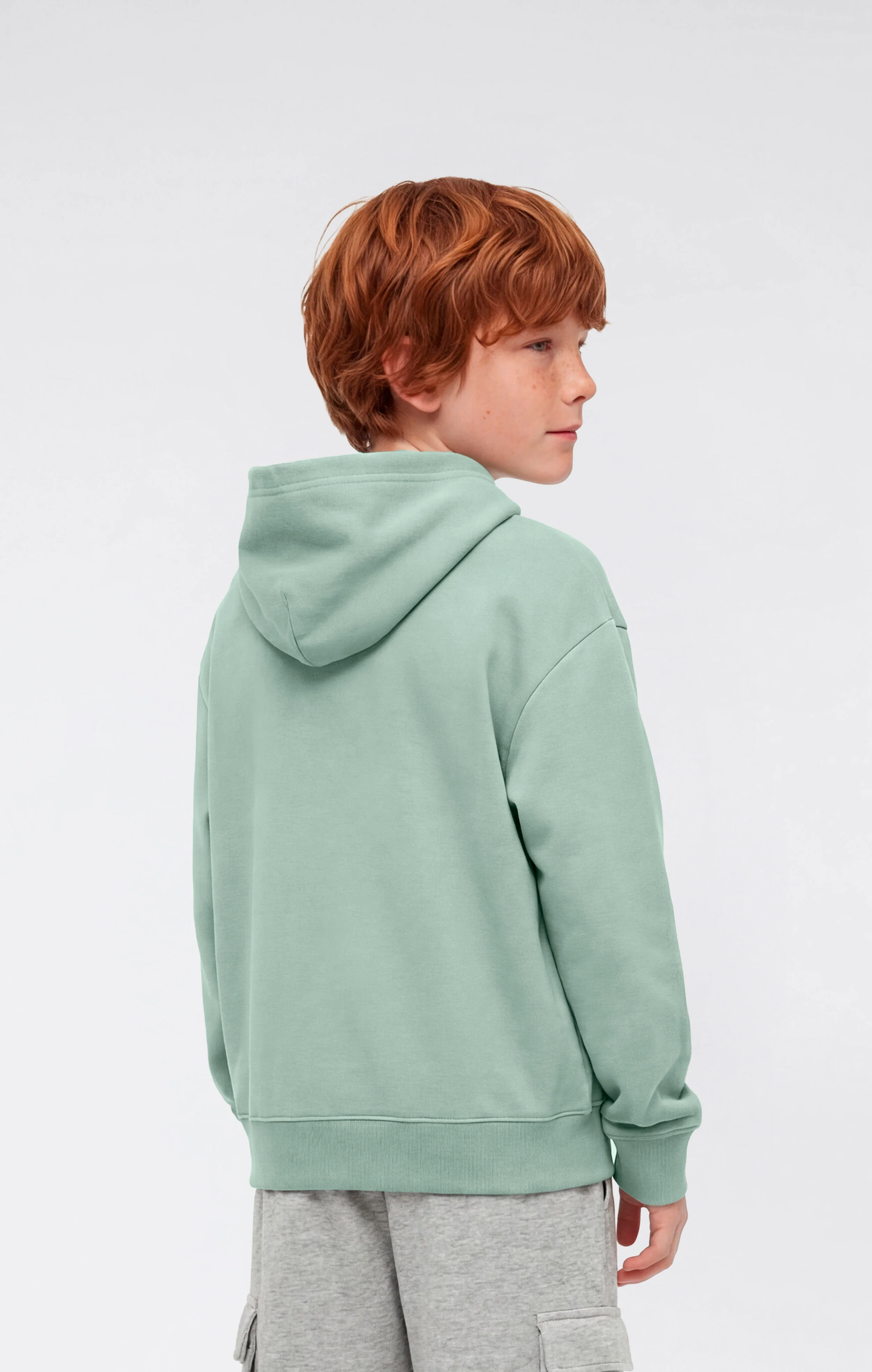 Boys’ Hooded Sweatshirt with Puff Print - Image 3