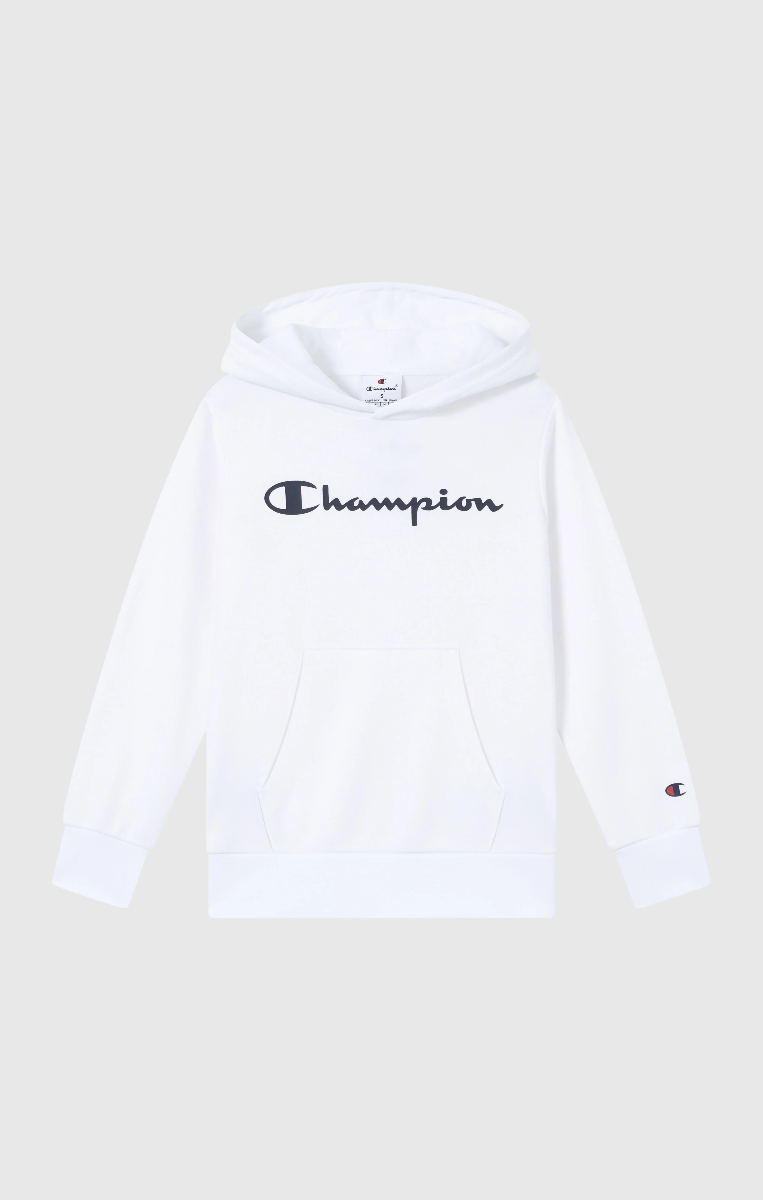 Boys’ Lightweight Hooded Sweatshirt with Maxi Printed Logo - Image 4