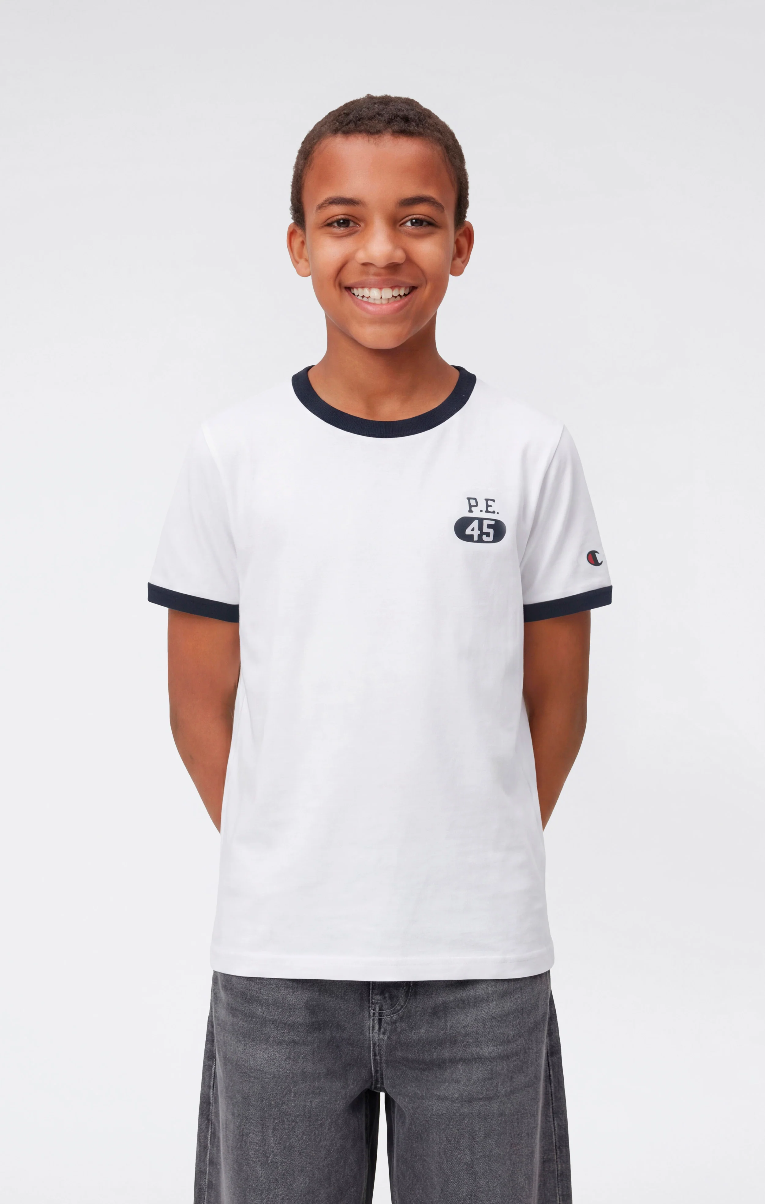 Boys’ Ringer T-Shirt with Graphic