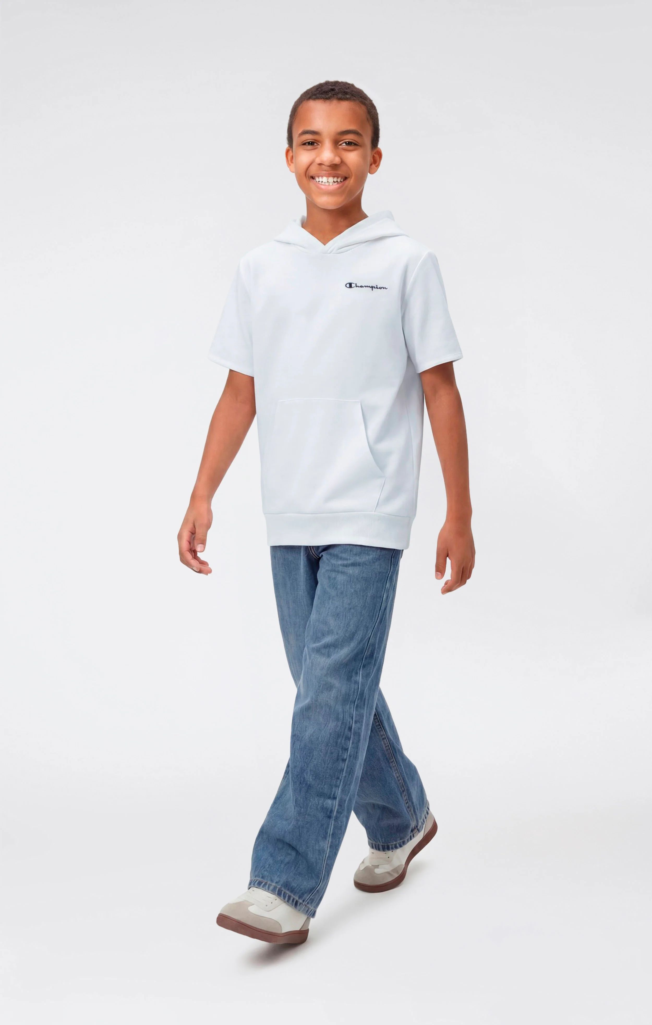 Boys’ Short Sleeve Hooded Sweatshirt Icons - Image 2