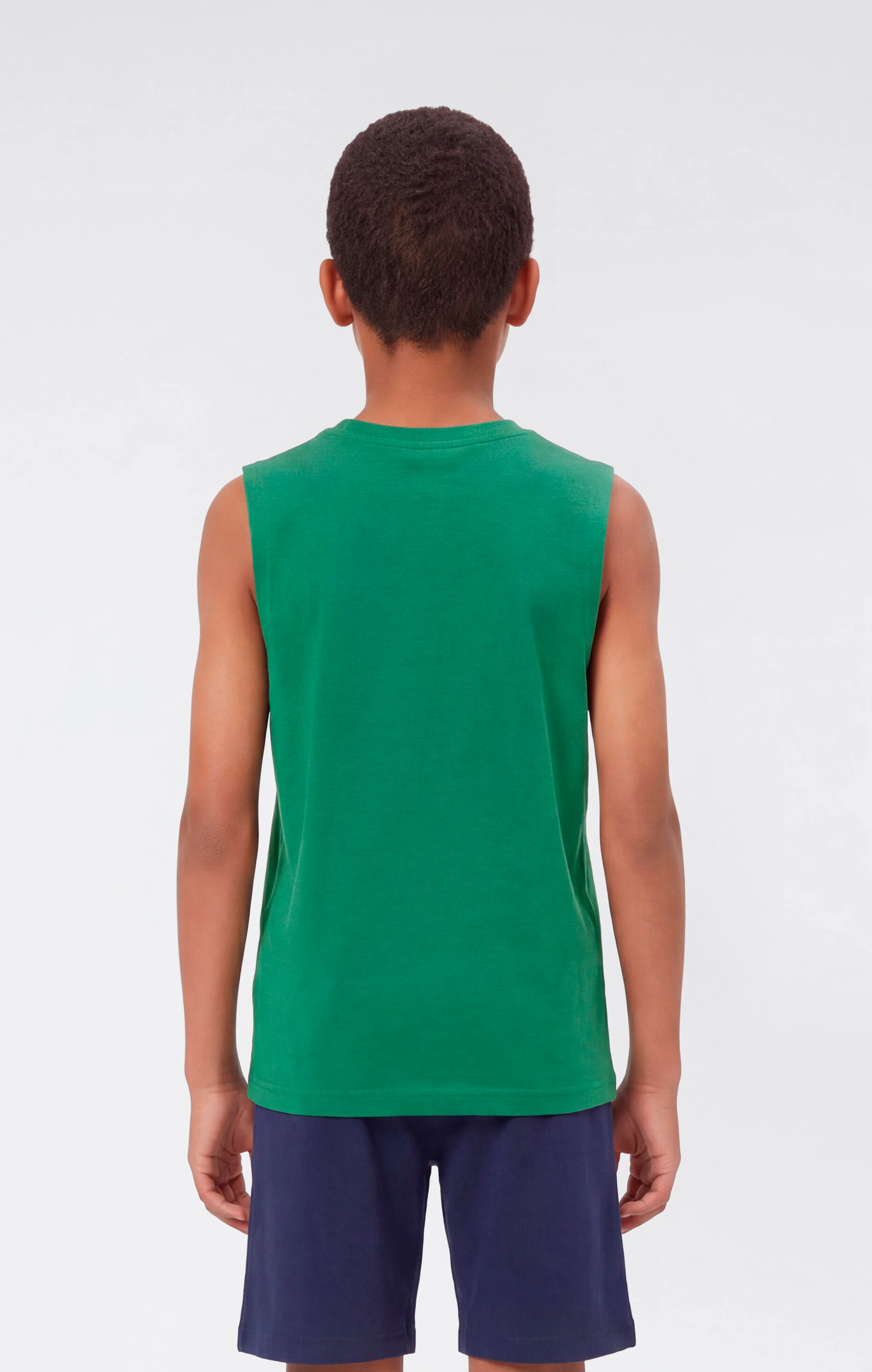 Boys’ Tank Top with Small Logo Icons - Image 3