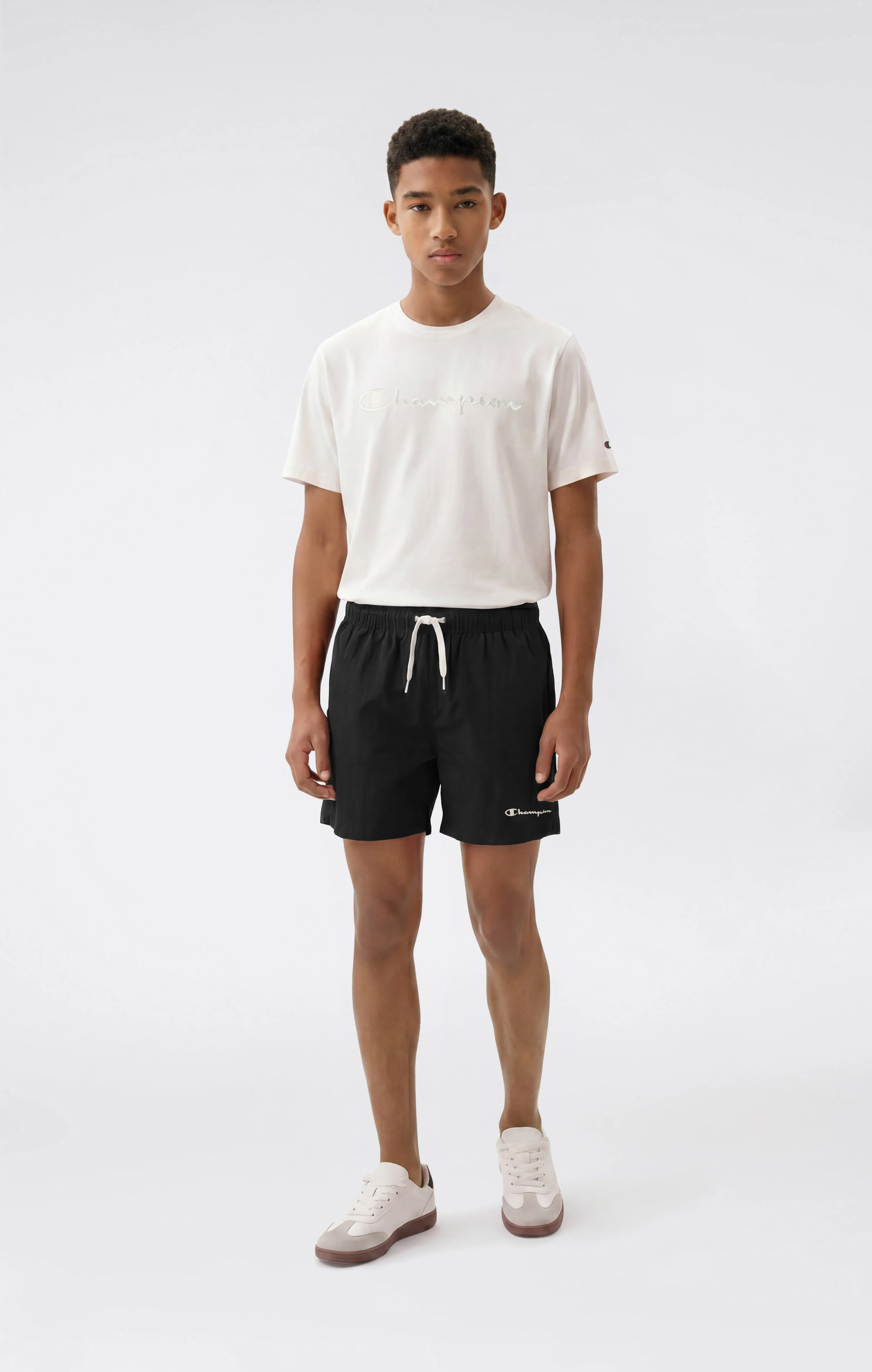 Boys’ Swim Shorts with Small Logo - Image 2
