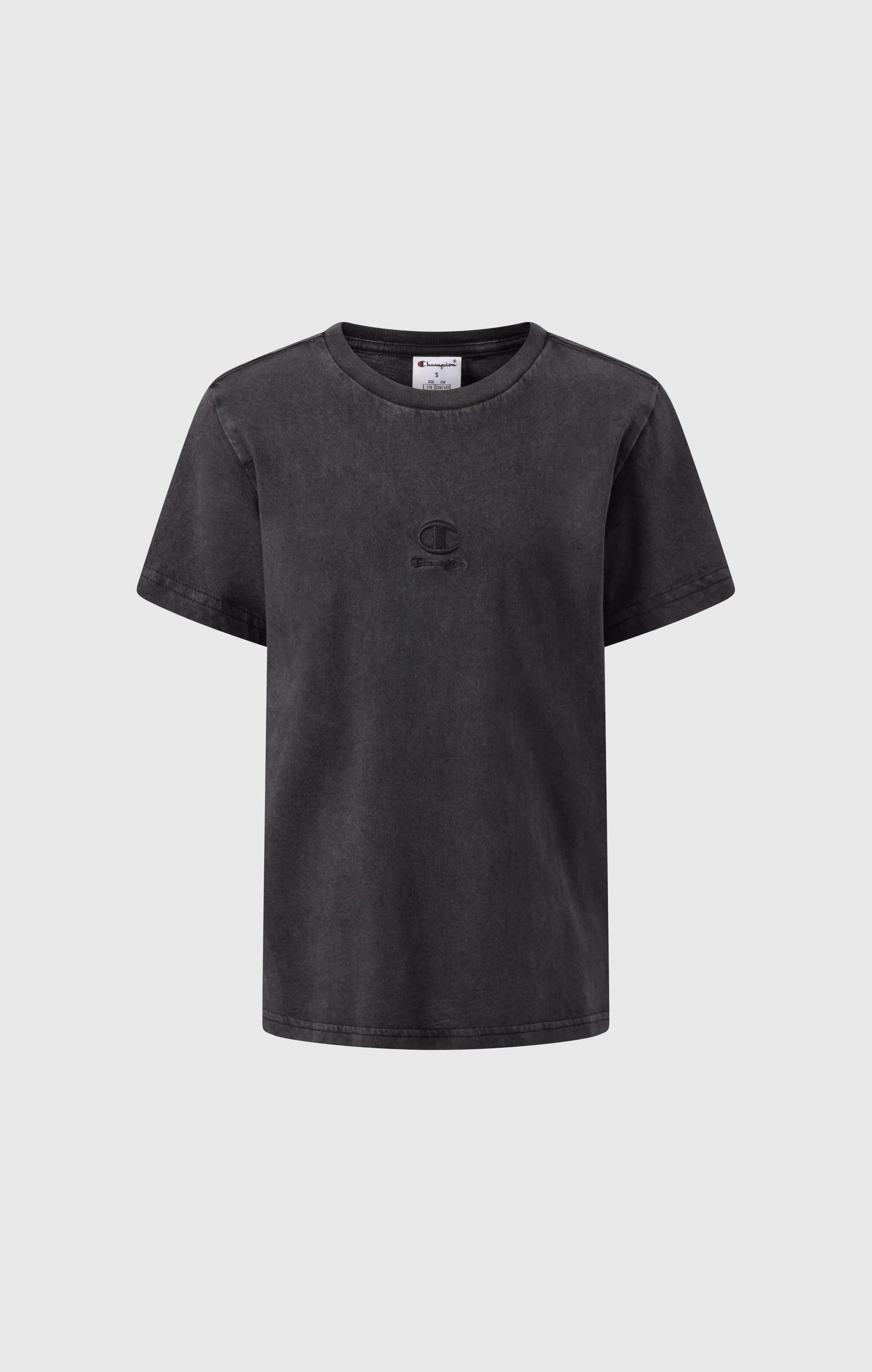 Boys’ Washed Effect Crewneck T-Shirt Icons - Image 4