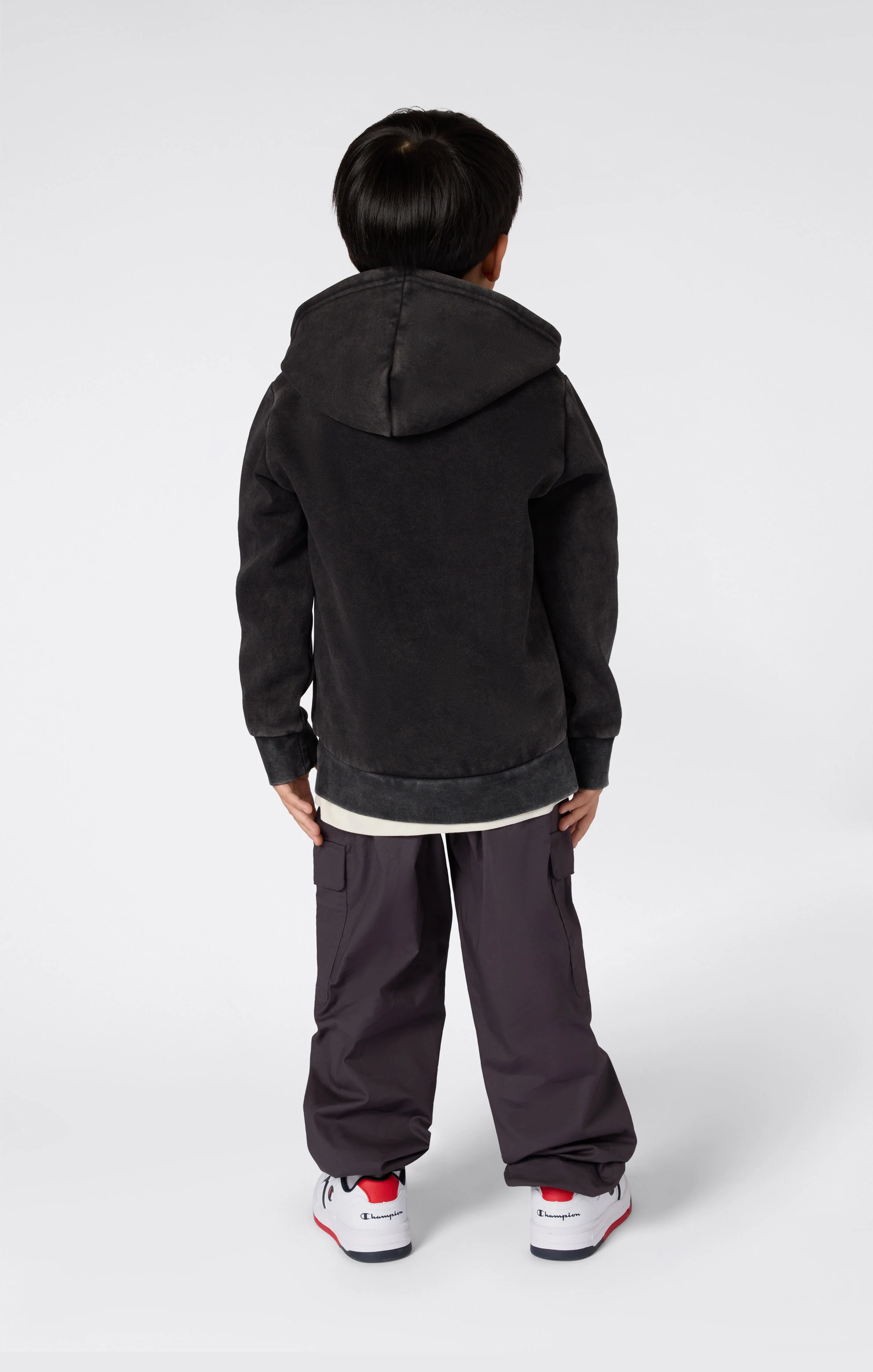Boys’ Washed Fleece Hoodie Icons - Image 3