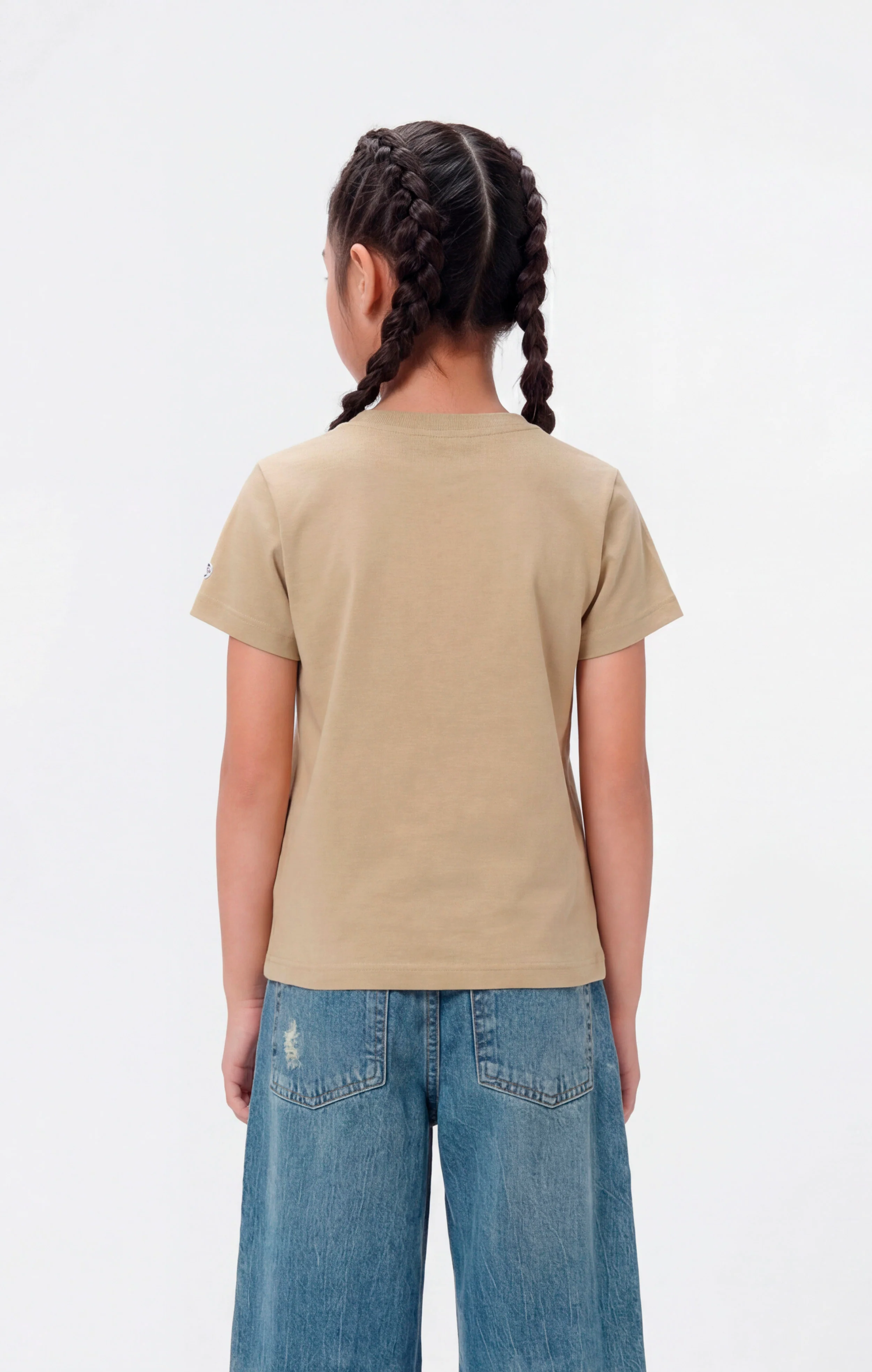 Girls' Crewneck T-shirt Slim Fit Icons - Image 3