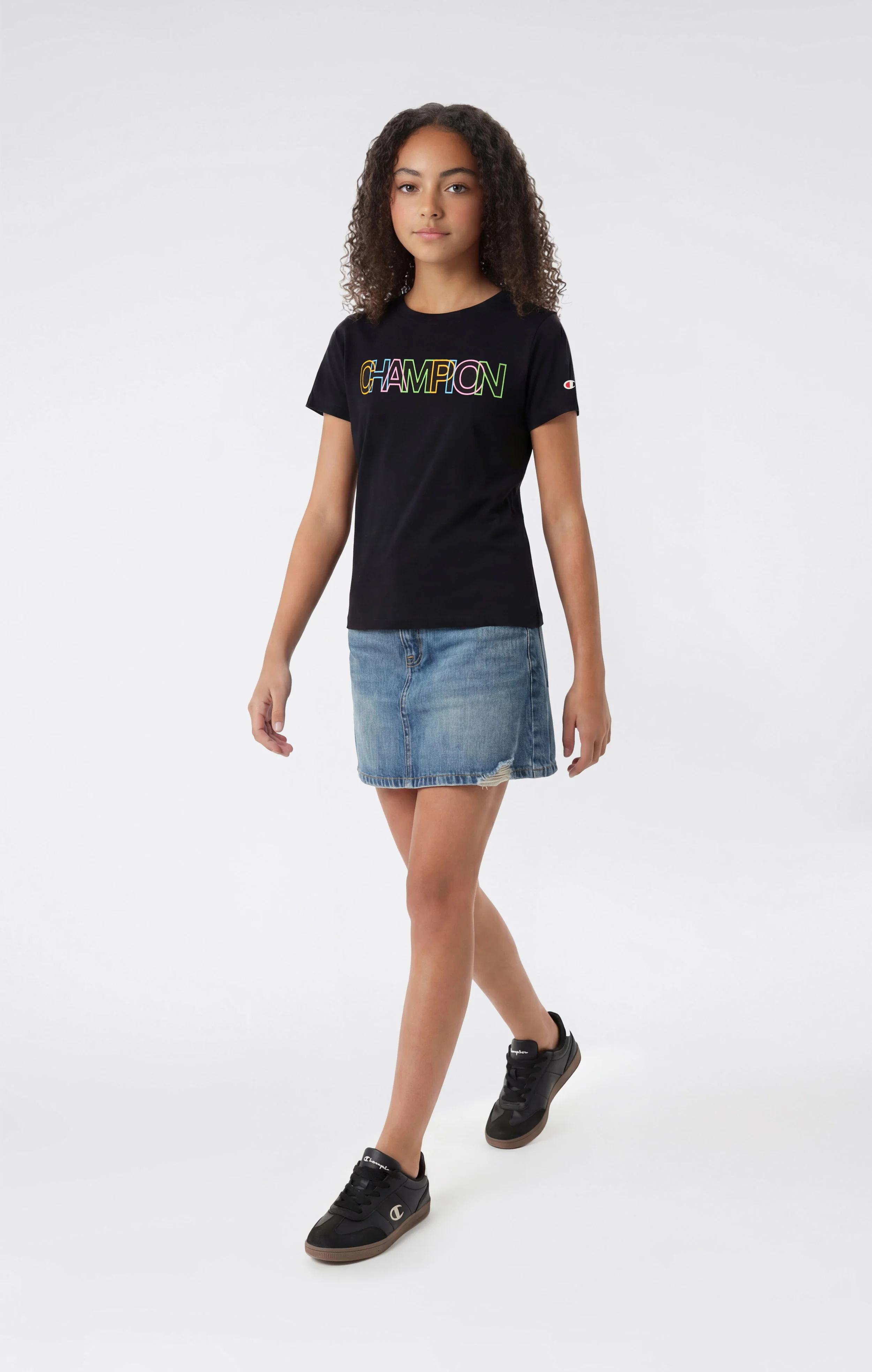 Girls’ Graphic Crewneck T-Shirt - Image 2