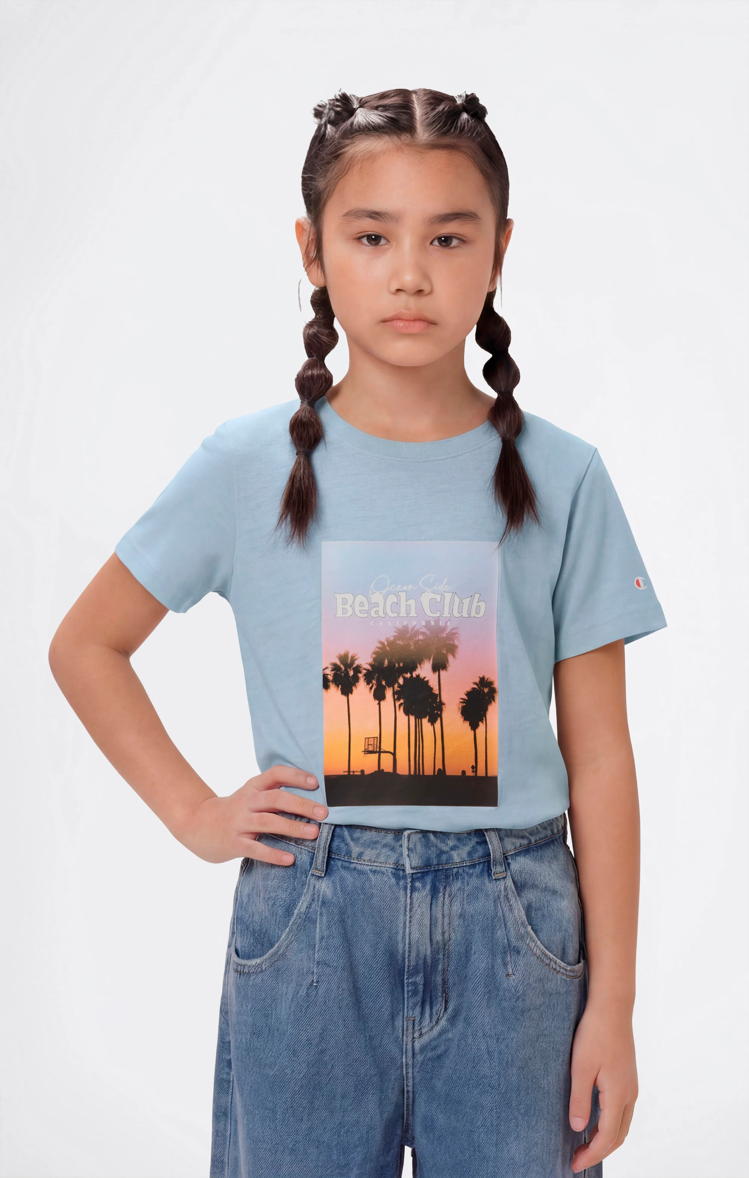 Girls’ Graphic Crewneck T-Shirt