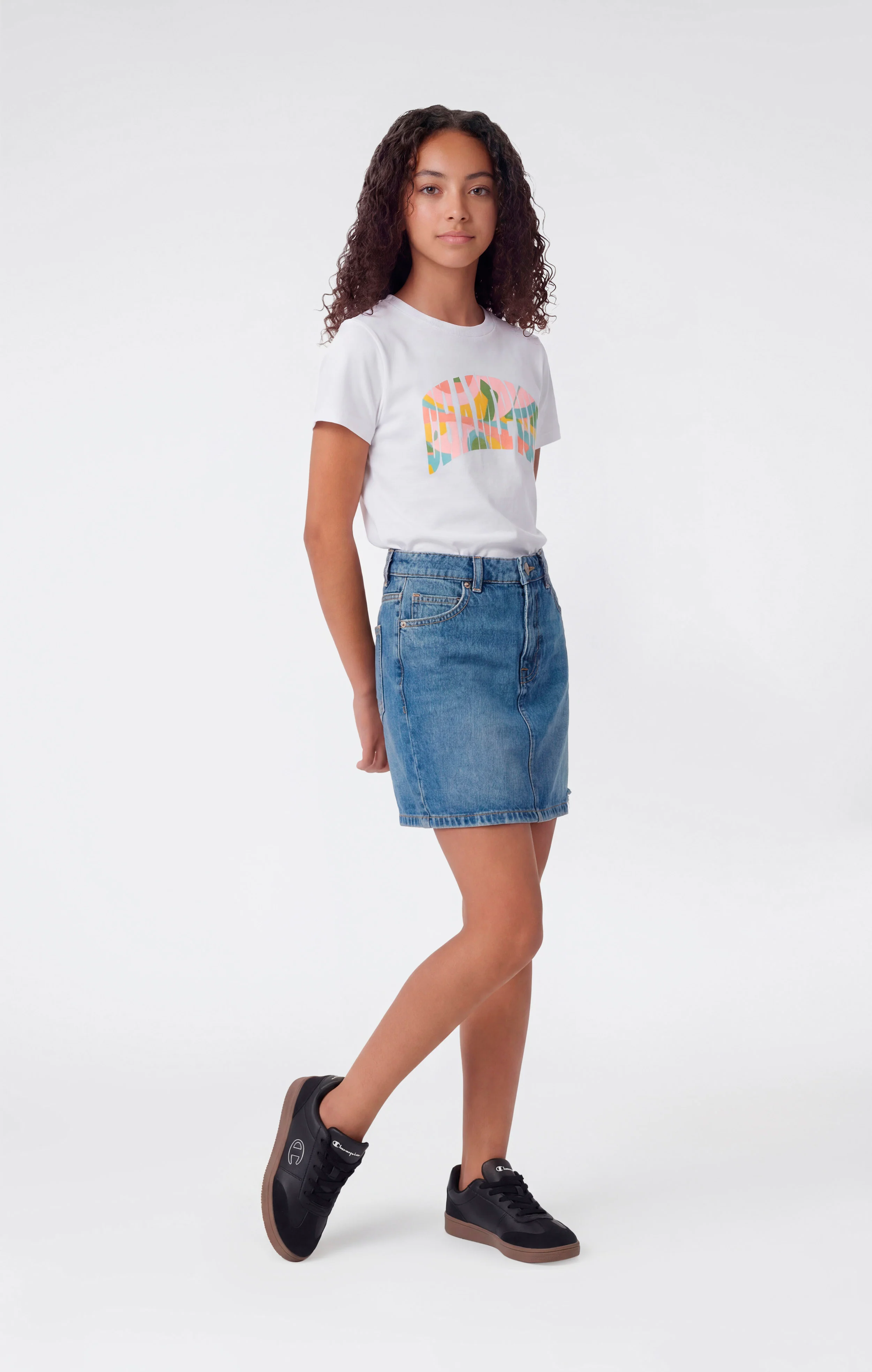 Girls’ Graphic Crewneck T-Shirt - Image 2