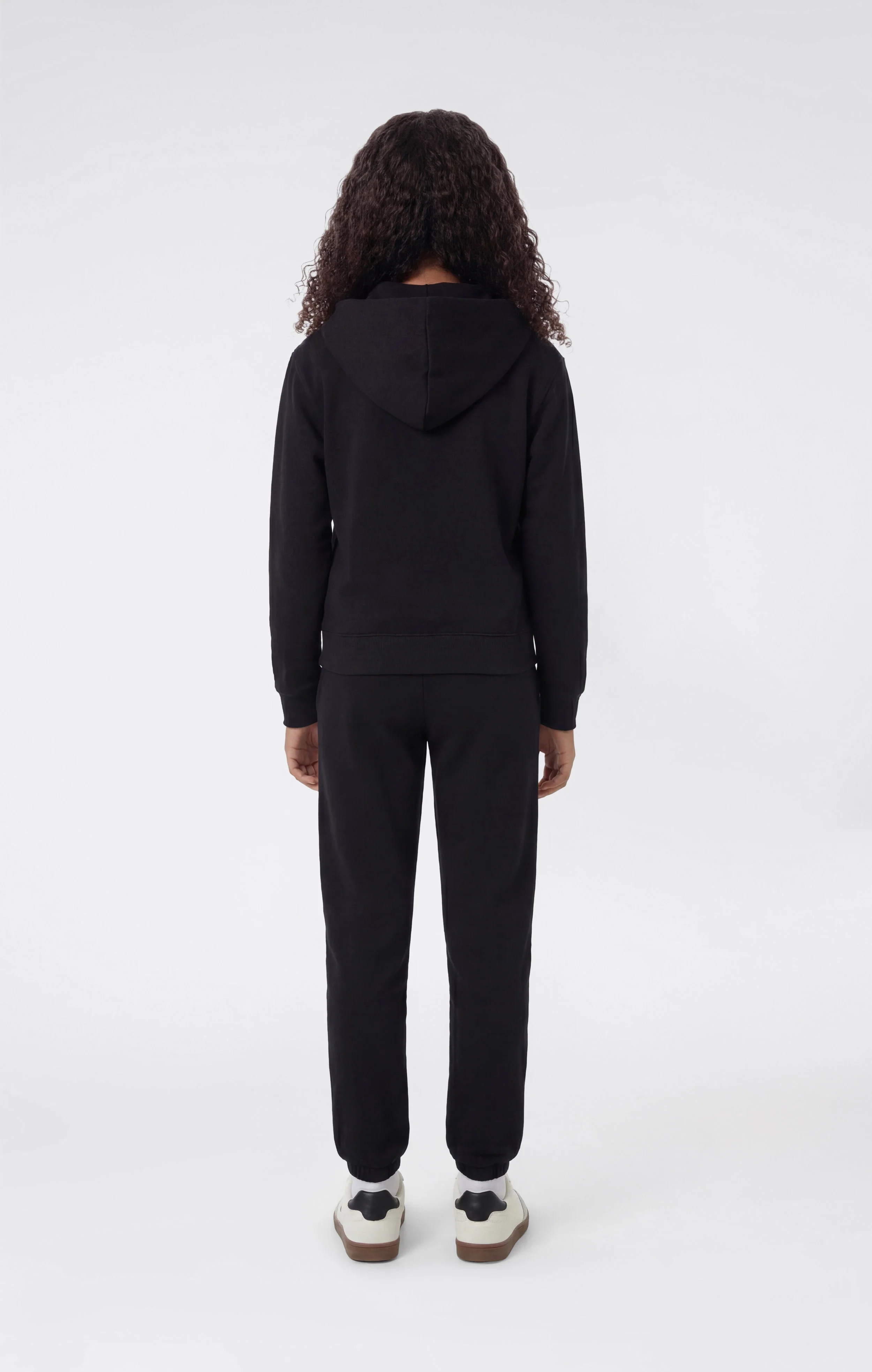 Girls’ Hooded Full Zip Sweatshirt and Pants Tracksuit with Graphic - Image 3