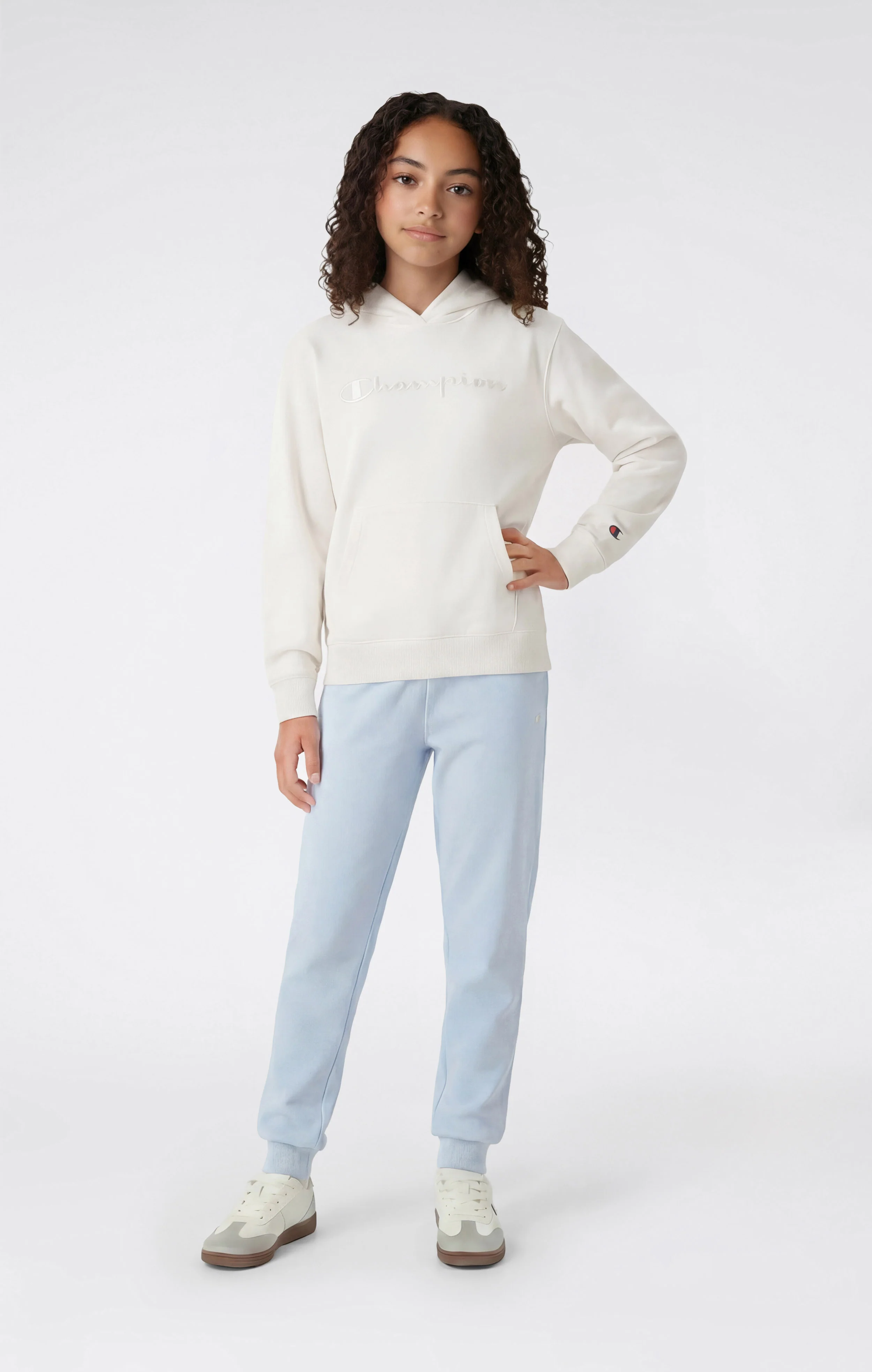 Girls’ Lightweight Jogger Pants with Rib Cuffs Icons - Image 2