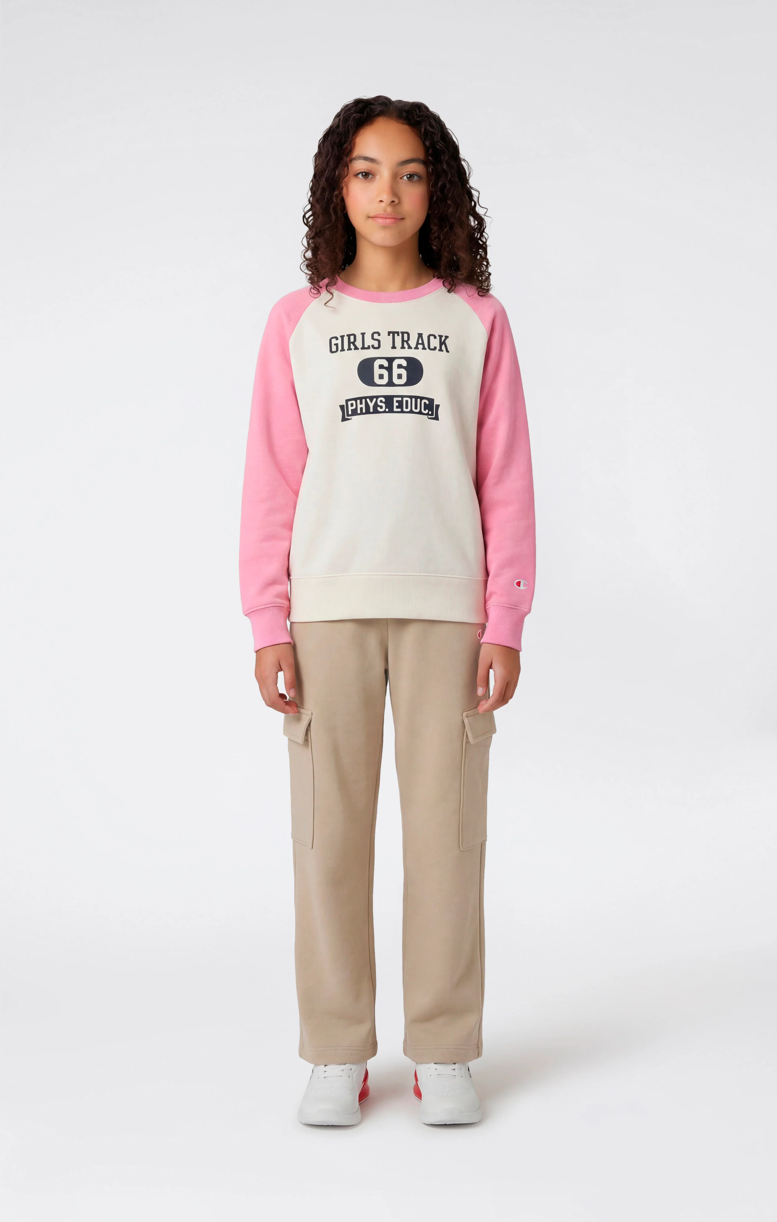 Girls’ Lightweight Straight-Leg Cargo Pants Icons - Image 2