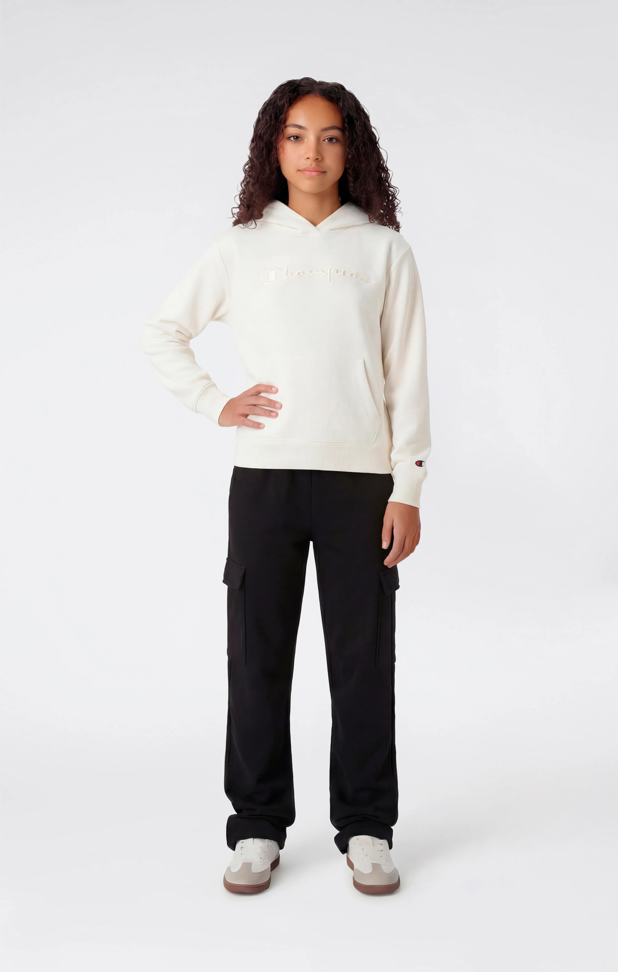Girls’ Lightweight Straight-Leg Cargo Pants Icons - Image 2