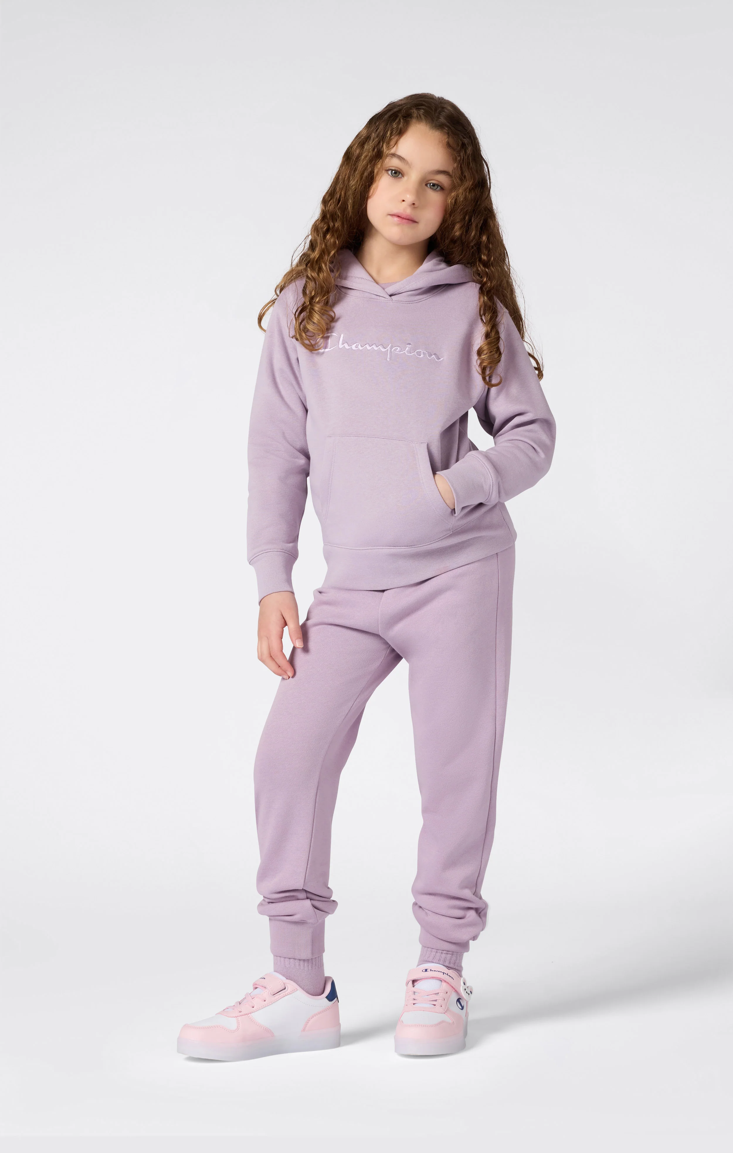 Girls’ Rib Cuff Fleece Joggers Icons - Image 3