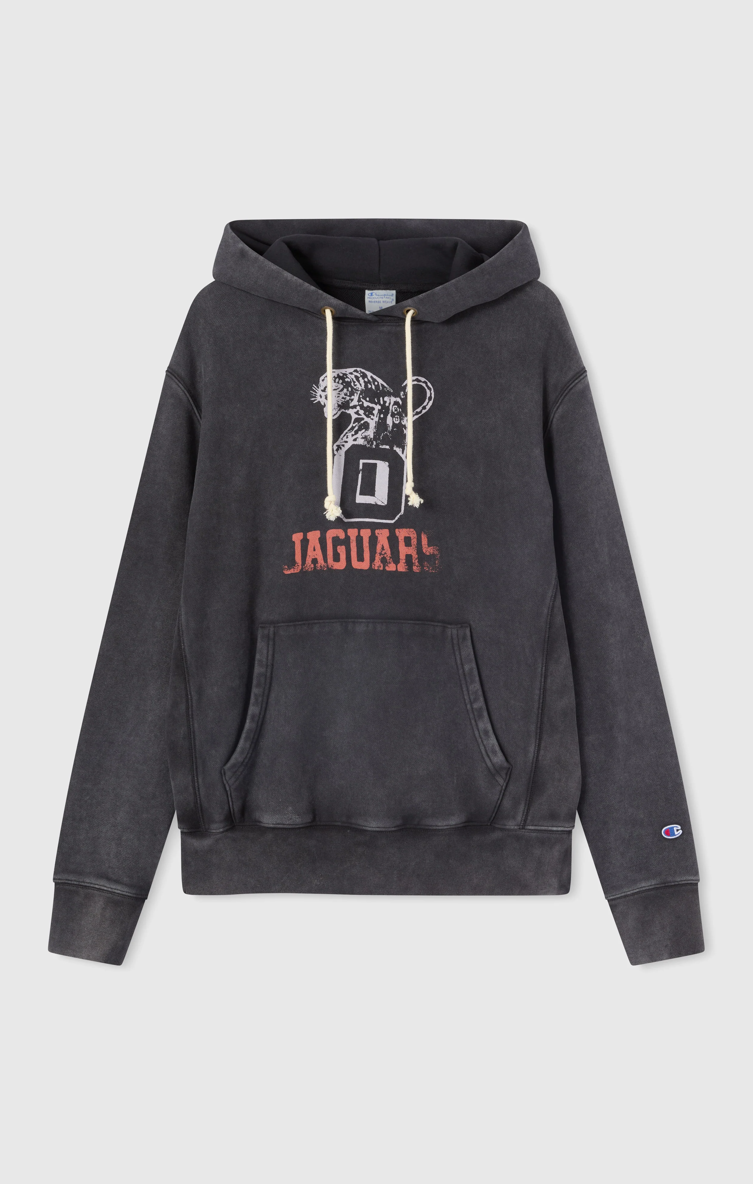 Heavyweight Men's Hooded Sweatshirt with Brushed Interior and Print Reverse Weave - Image 5