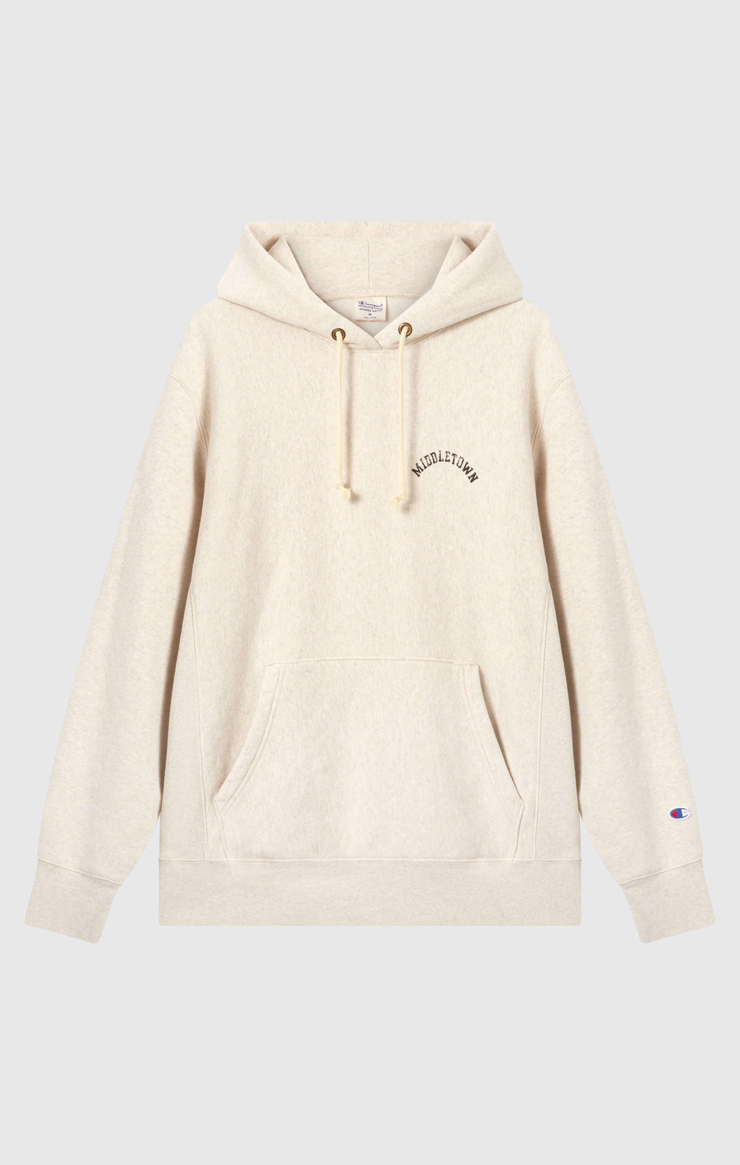 Heavyweight Men's Hooded Sweatshirt with Brushed Interior and Print Reverse Weave - Image 5
