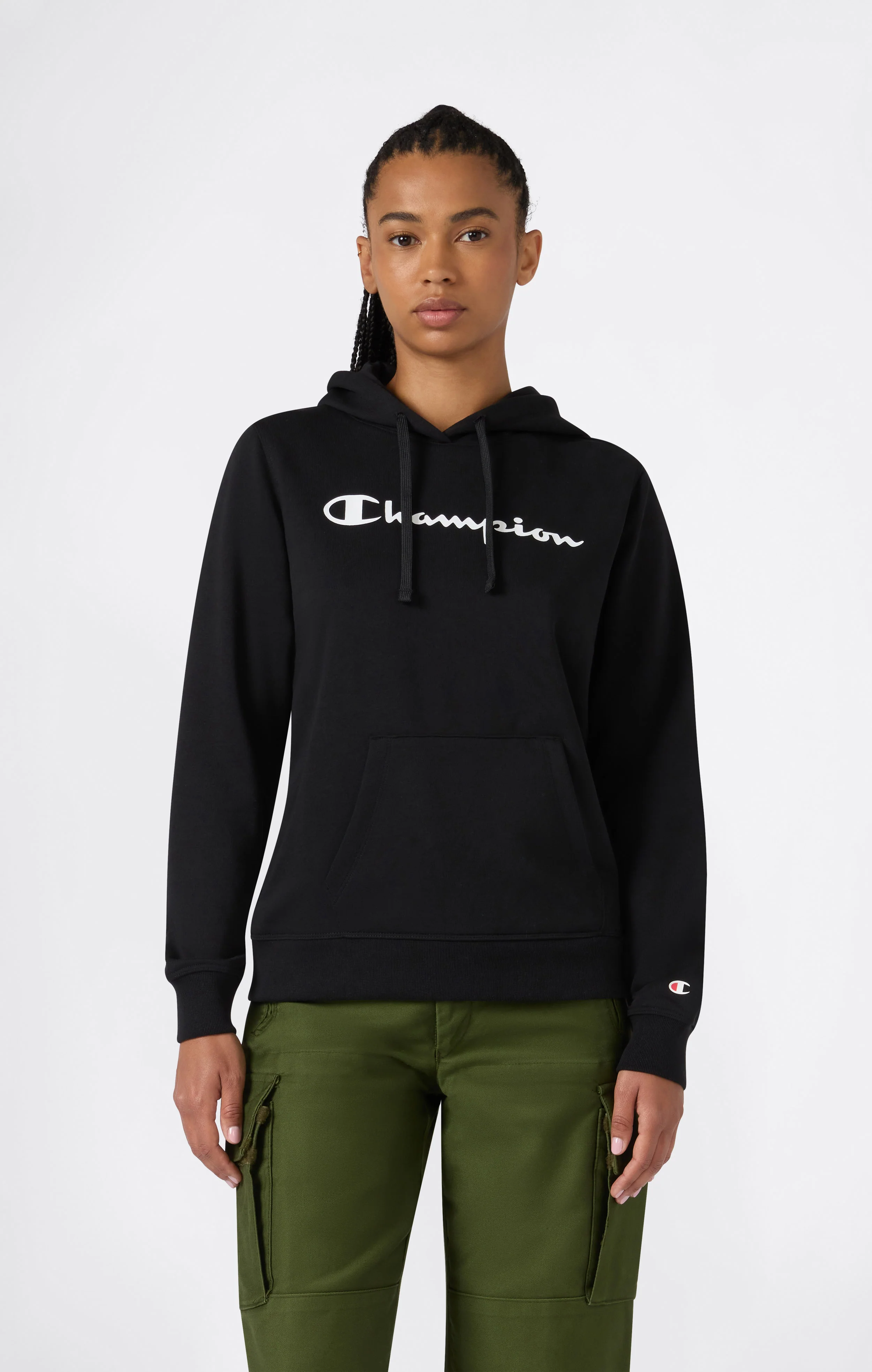 Lightweight Hoodie with Maxi Logo for Women