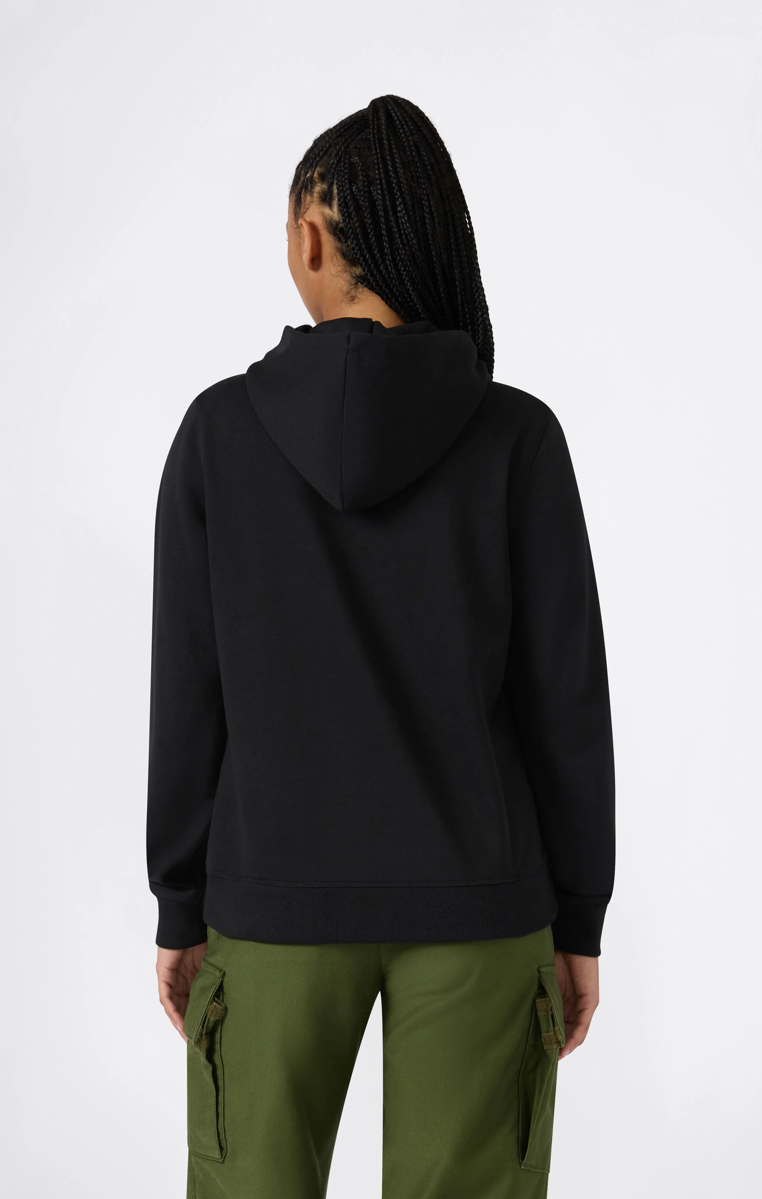 Lightweight Hoodie with Maxi Logo for Women - Image 4