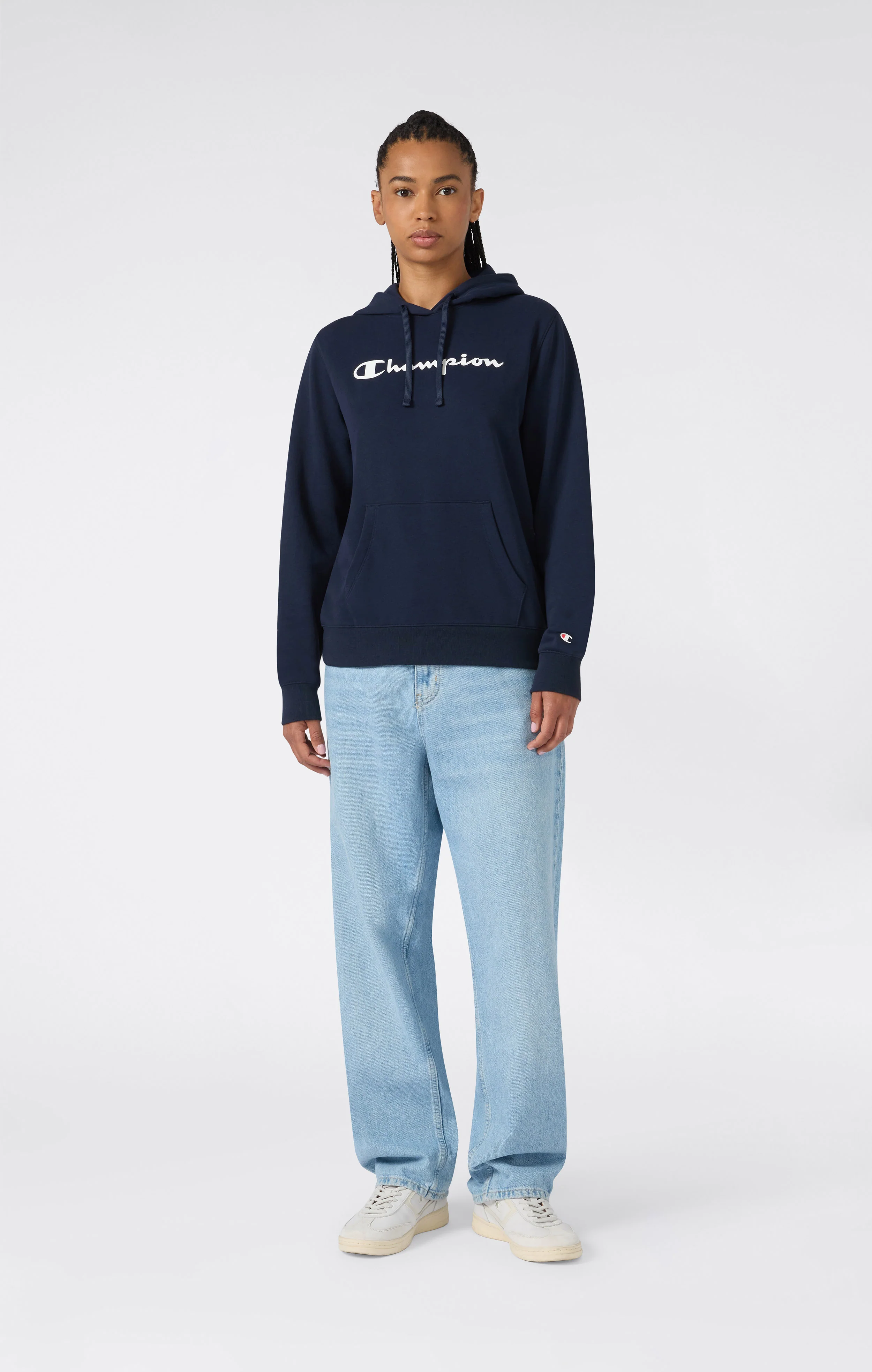 Lightweight Hoodie with Maxi Logo for Women - Image 2