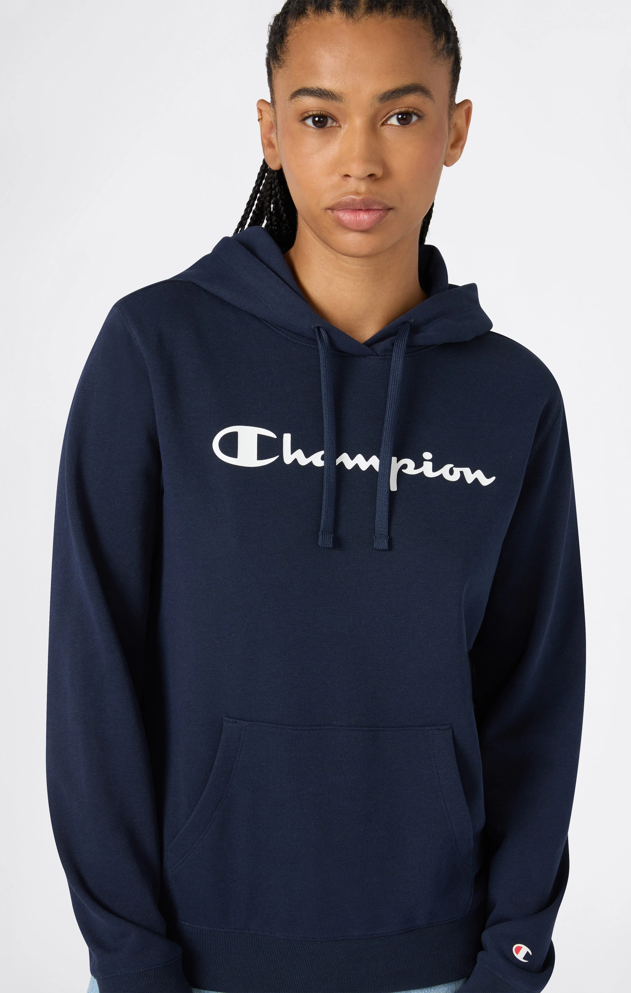 Lightweight Hoodie with Maxi Logo for Women - Image 3