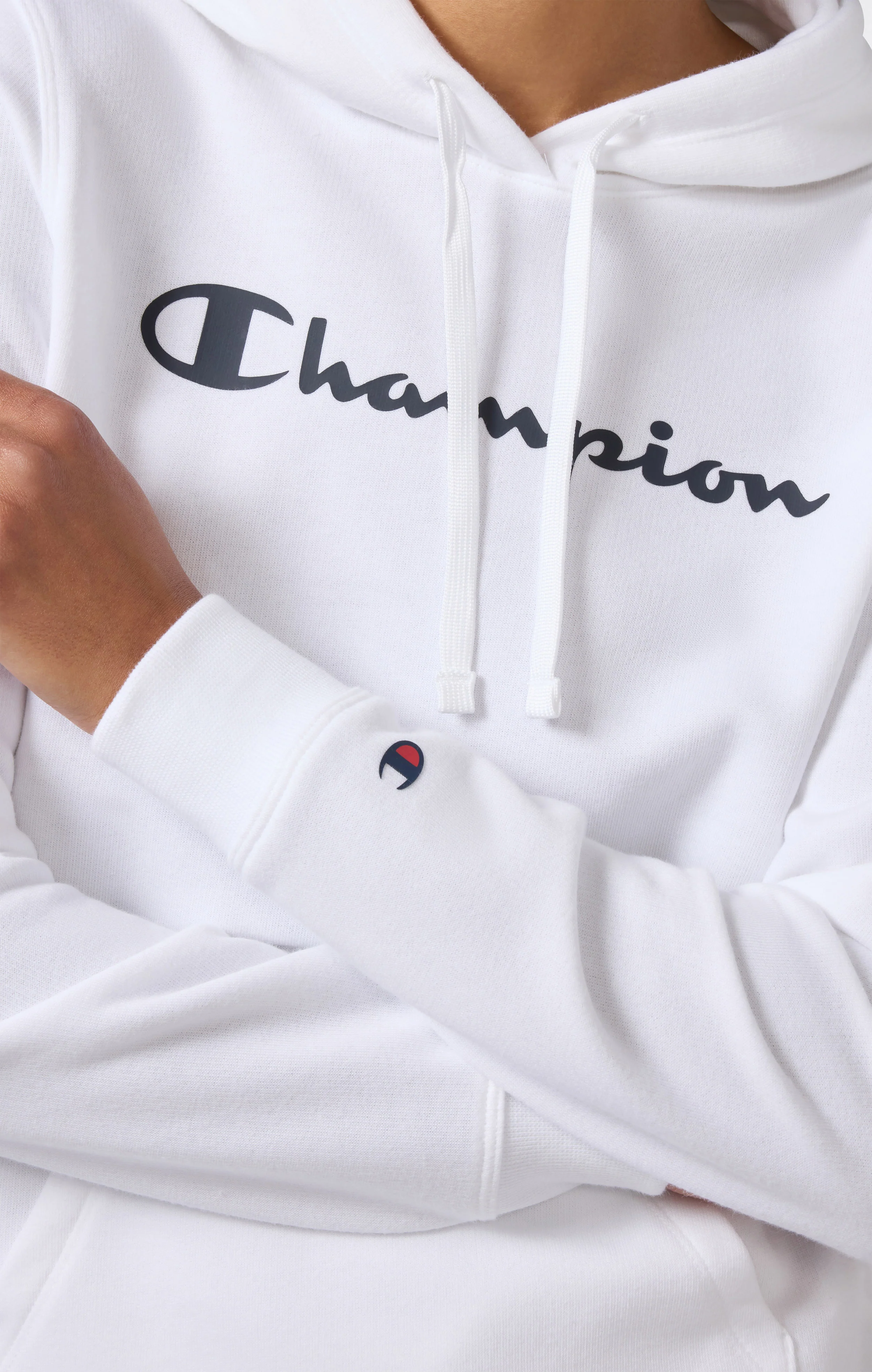 Lightweight Hoodie with Maxi Logo for Women - Image 3