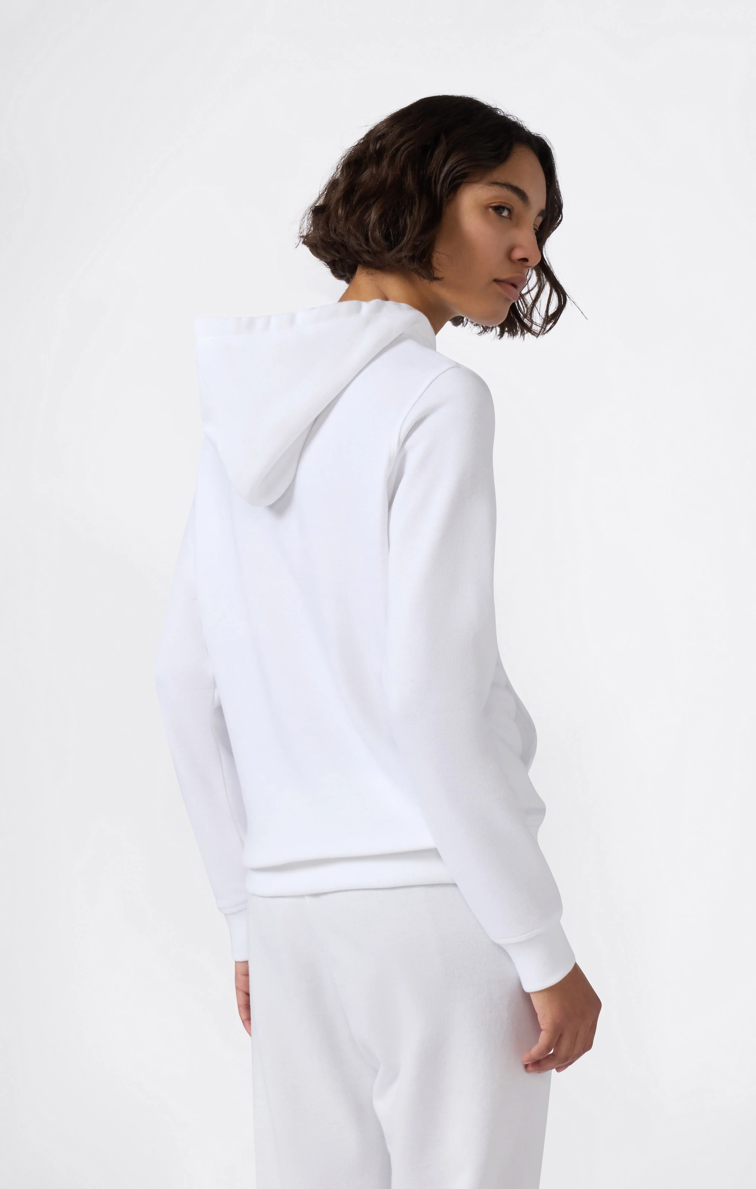 Lightweight Hoodie with Maxi Logo for Women - Image 5
