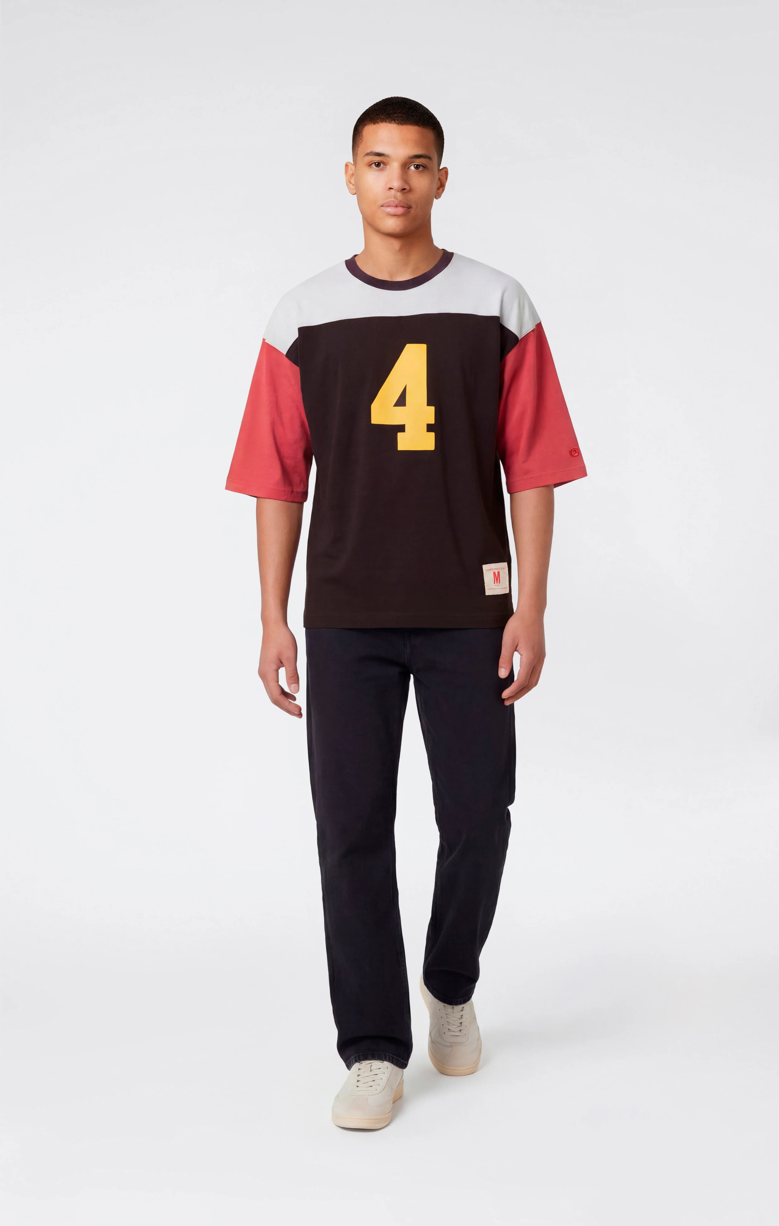 Men’s 3/4 Sleeve Football-Inspired T-Shirt Time Capsule - Image 2