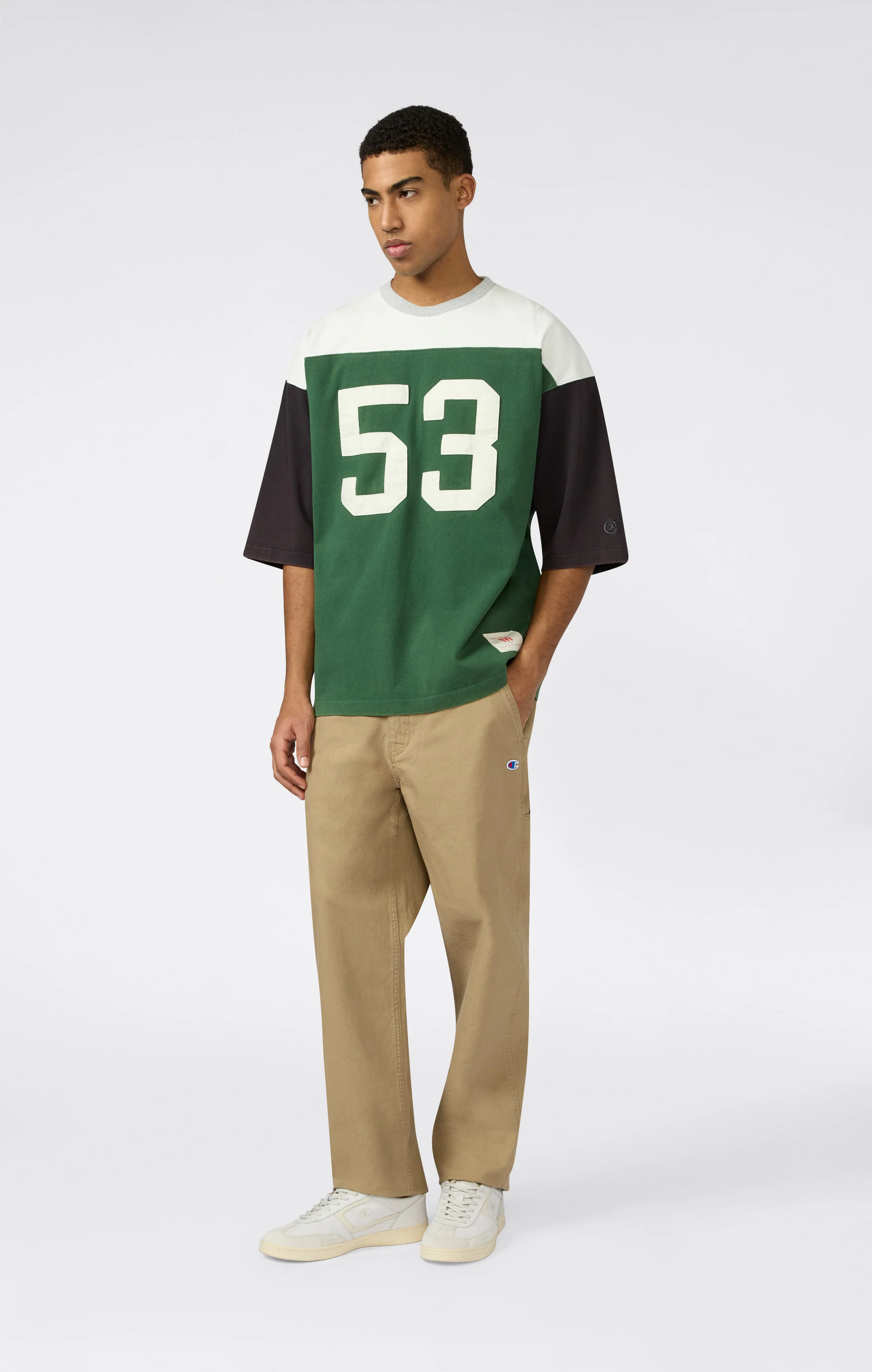 Men’s 3/4 Sleeve Football-Inspired T-Shirt Time Capsule - Image 2