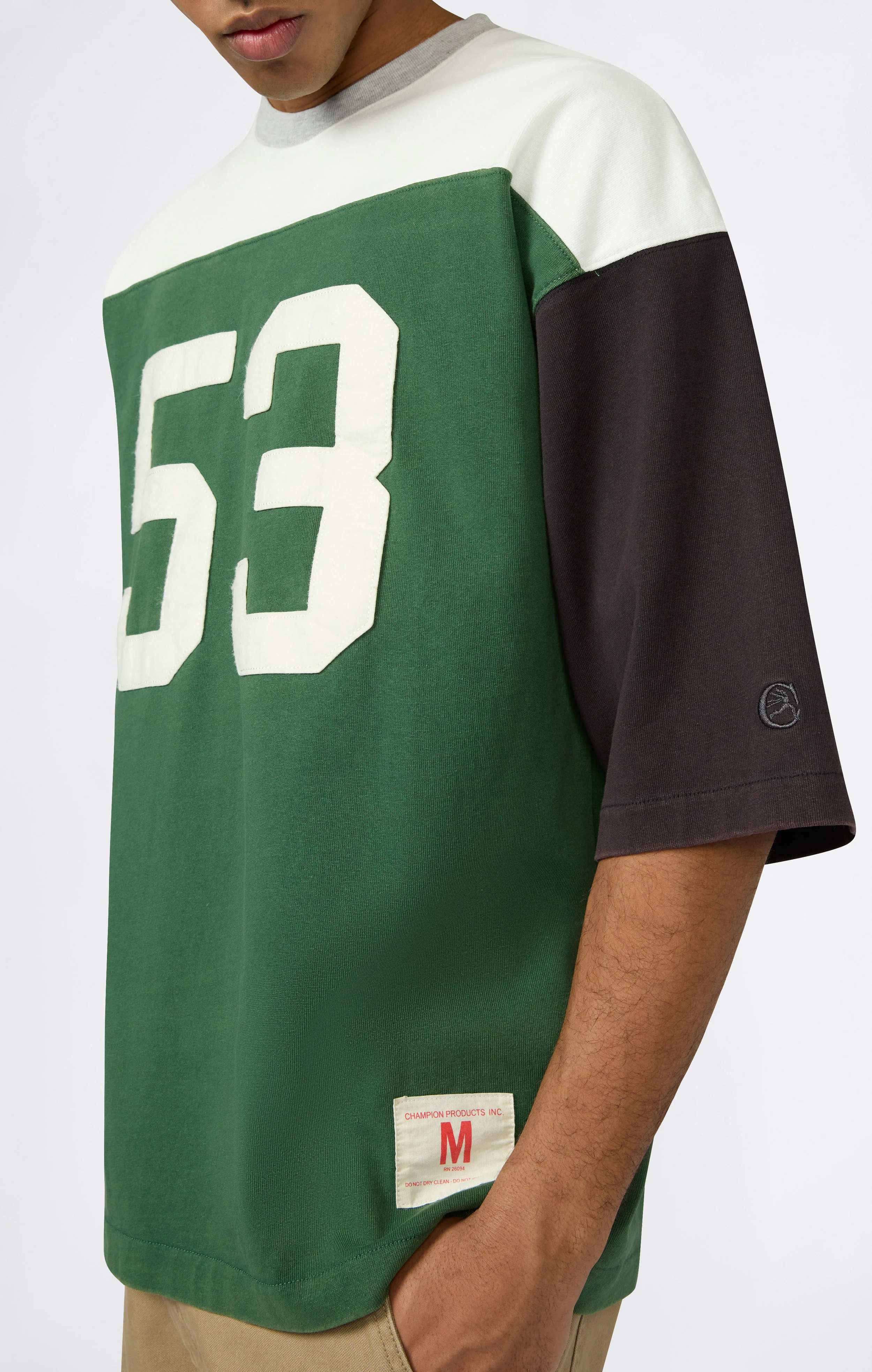 Men’s 3/4 Sleeve Football-Inspired T-Shirt Time Capsule - Image 4