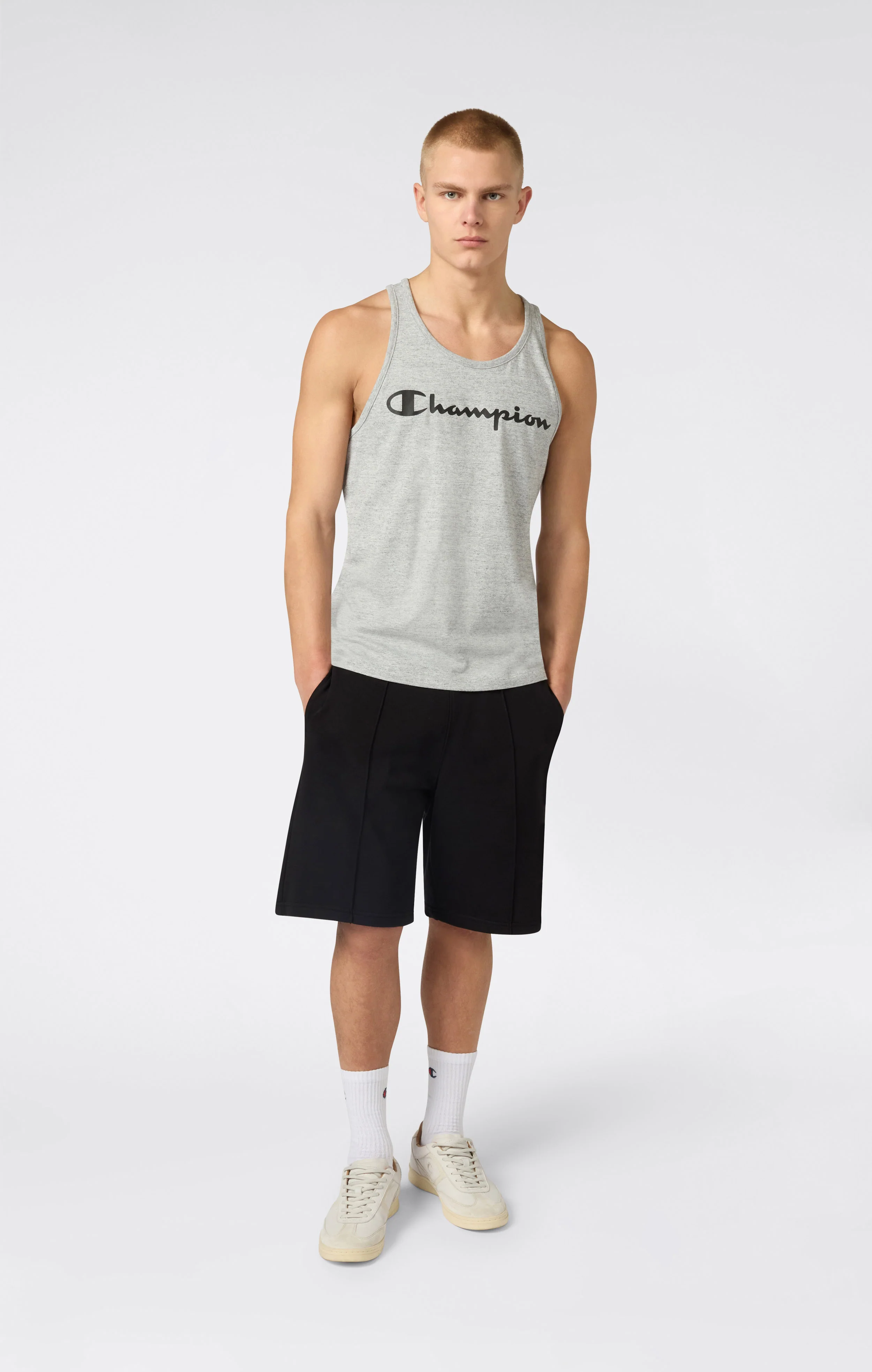 Men’s 9’’ Bermuda Shorts with Stitched Pintuck Icons - Image 2