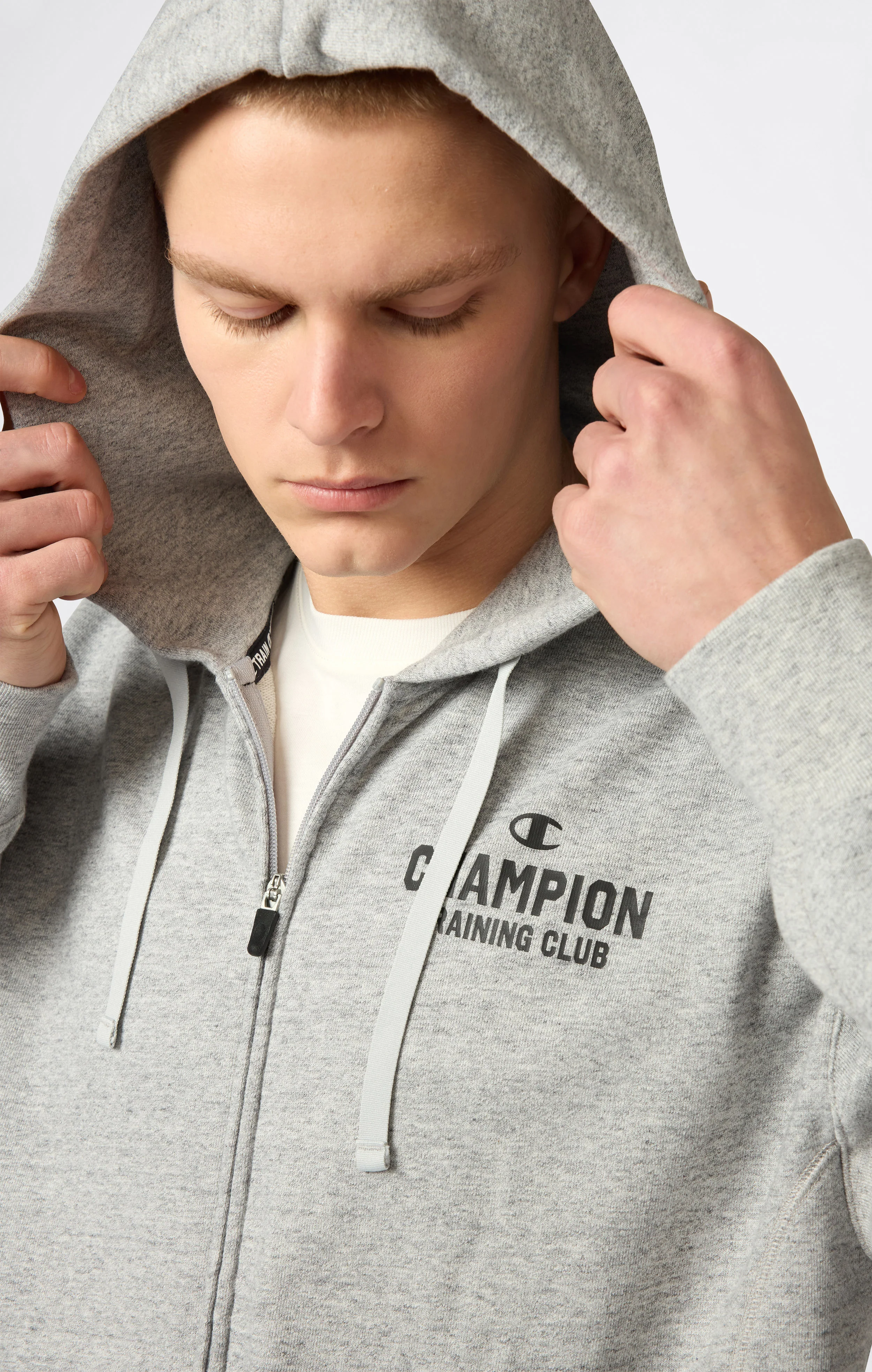 Men’s Boxing-Inspired Full Zip Hoodie - Image 3