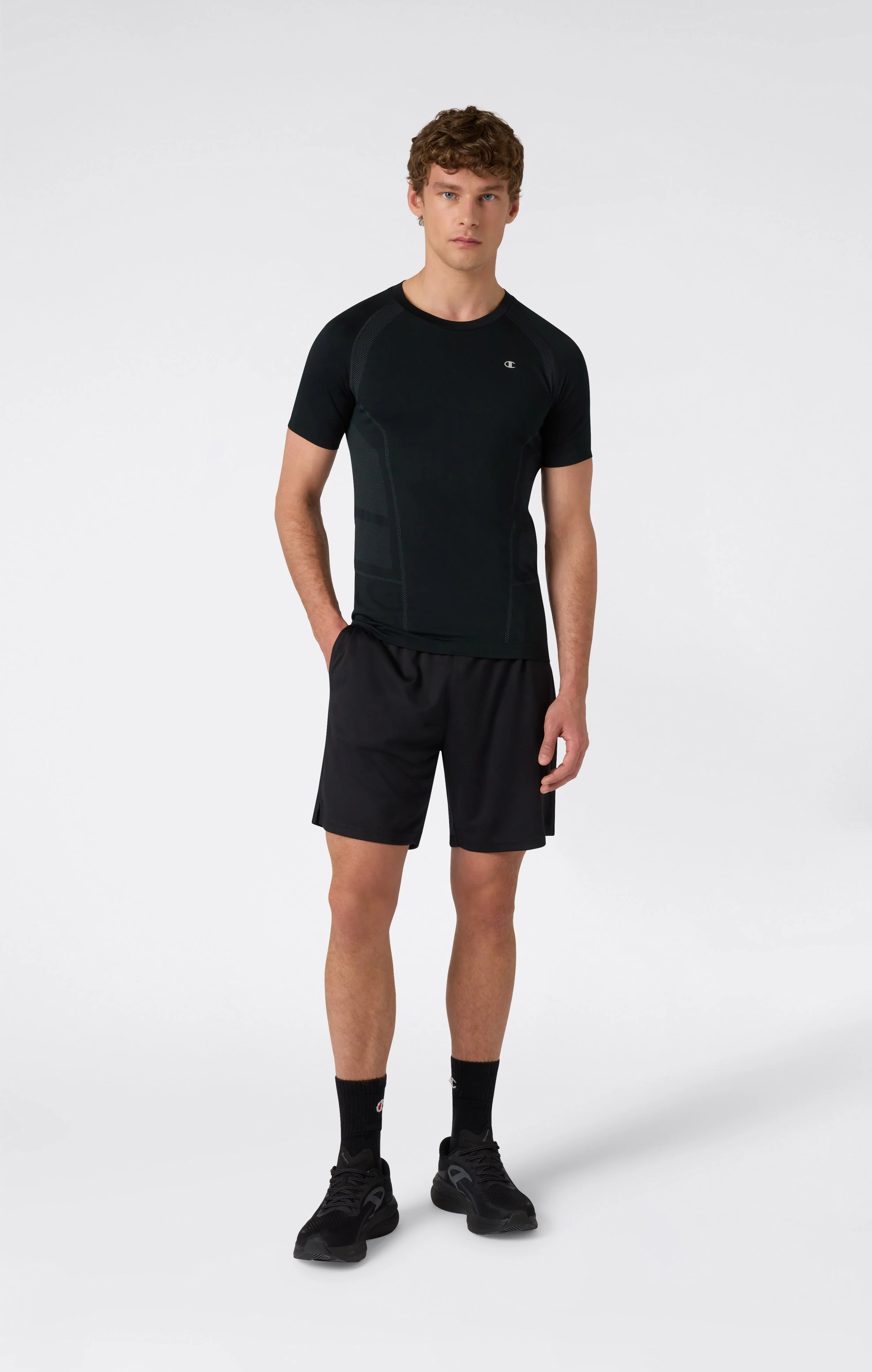 Men’s Breathable Back & Quick Dry Seamless T-Shirt - Image 5