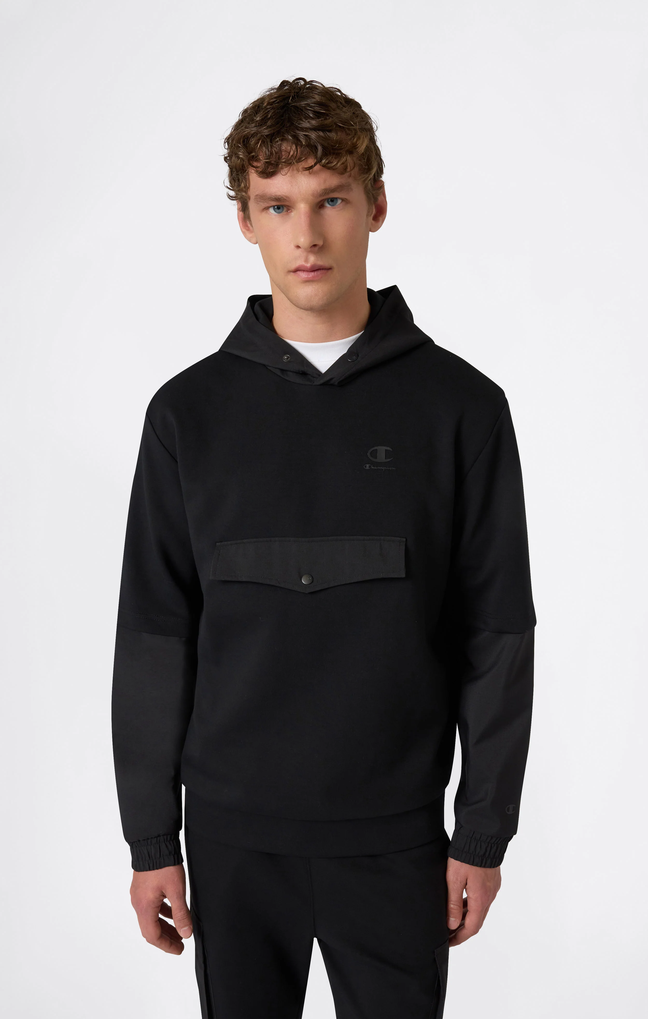 Men’s C-Tech Mix Media Hooded Sweatshirt