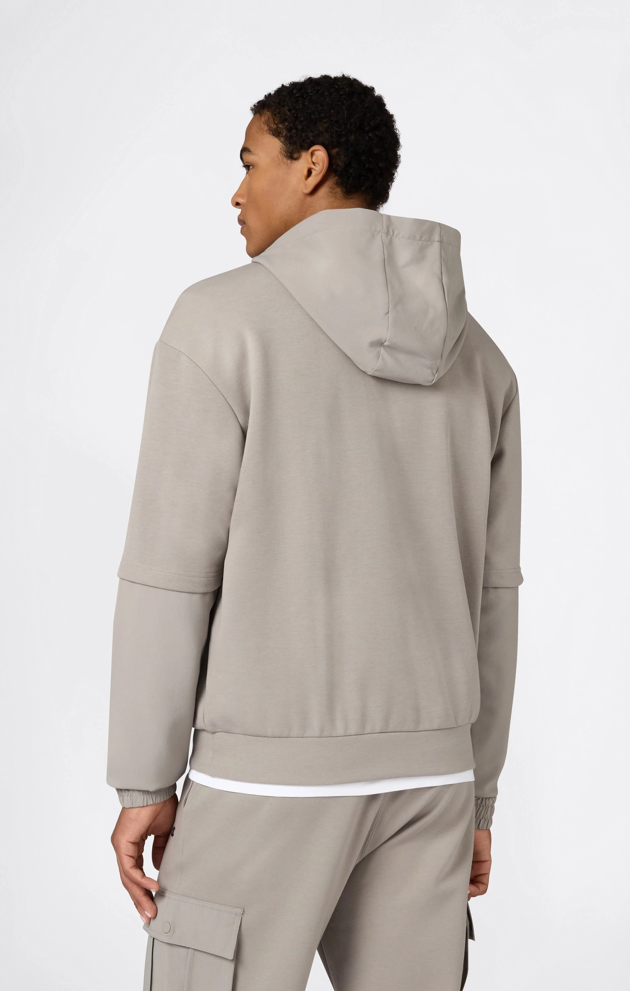 Men’s C-Tech Mix Media Hooded Sweatshirt - Image 3