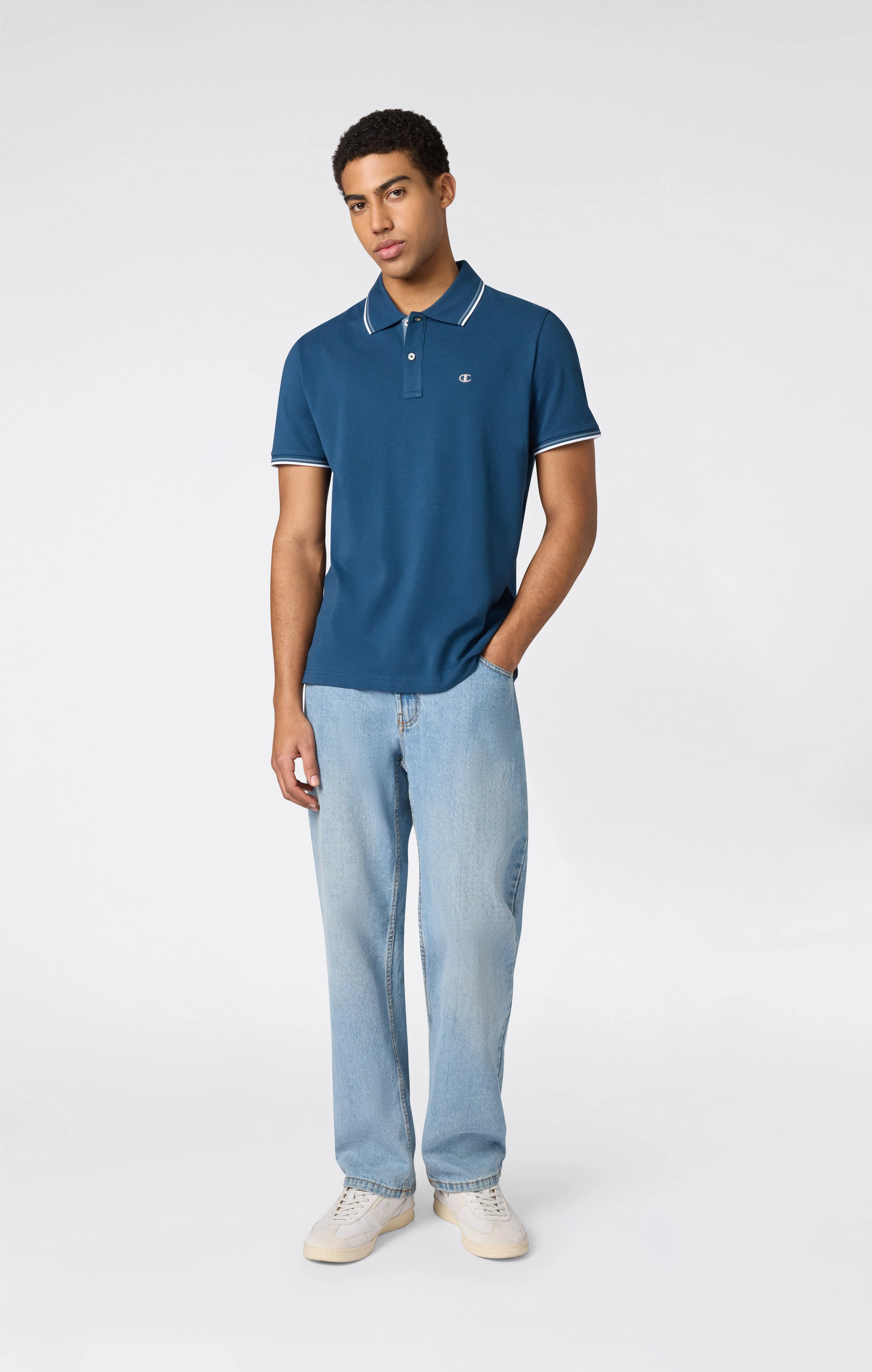 Men's Cotton Pique Polo - Image 2